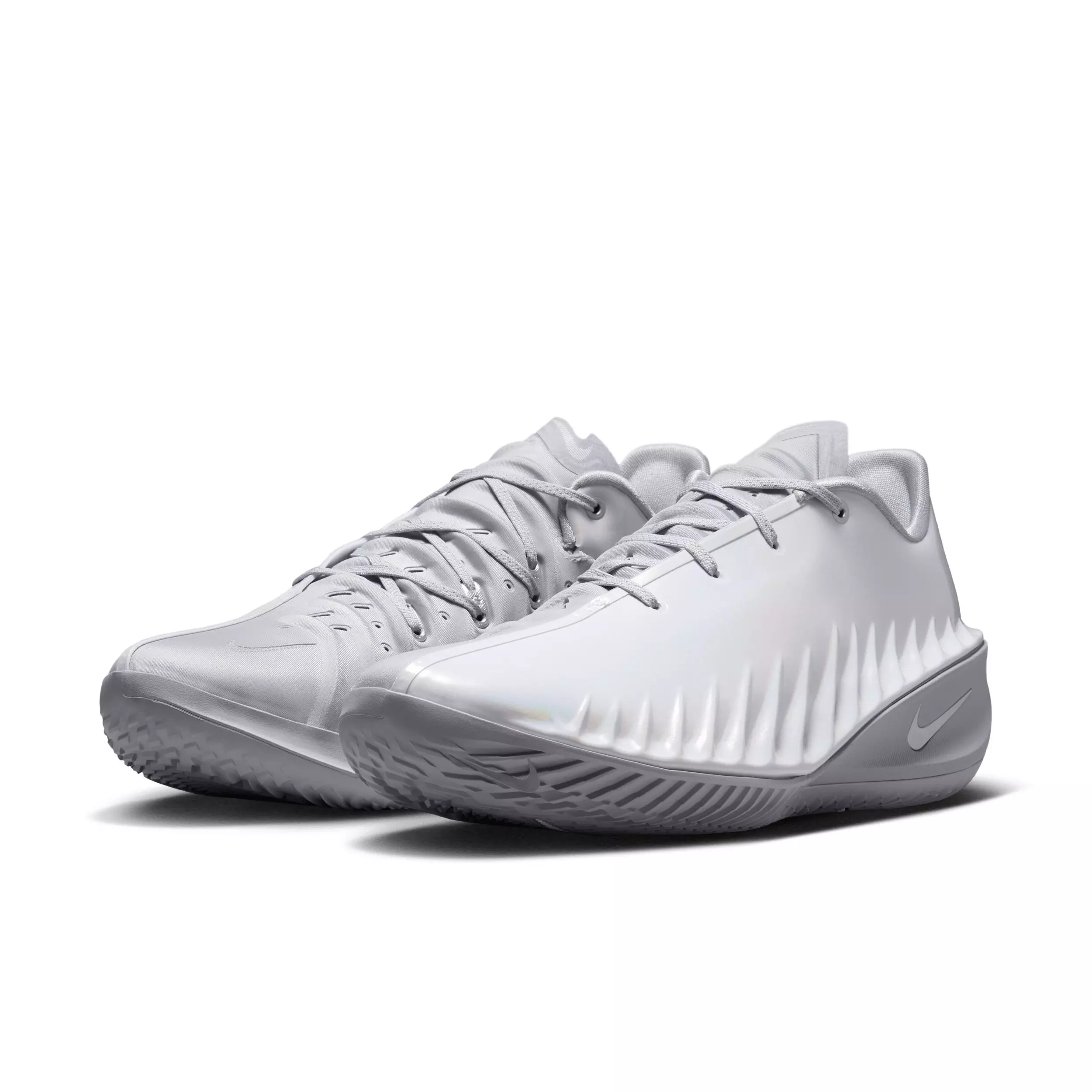 Nike G.T. Cut 4 "White/Wolf Grey/Multi-Color/Metallic Silver" Men's Basketball Shoe - WHITE/GREY/MULTI COLOR/SILVER