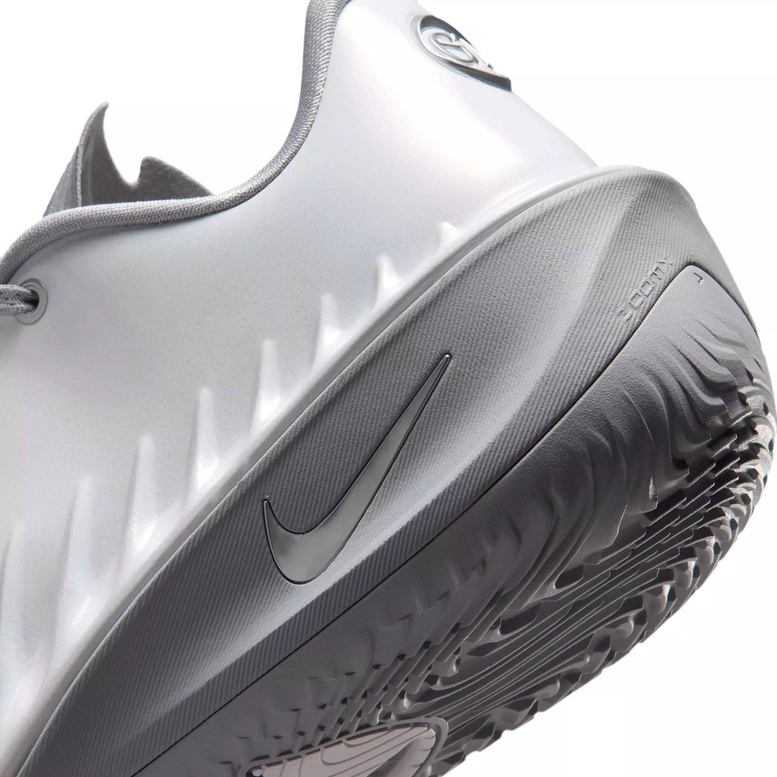 Nike G.T. Cut 4 "White/Wolf Grey/Multi-Color/Metallic Silver" Men's Basketball Shoe - WHITE/GREY/MULTI COLOR/SILVER