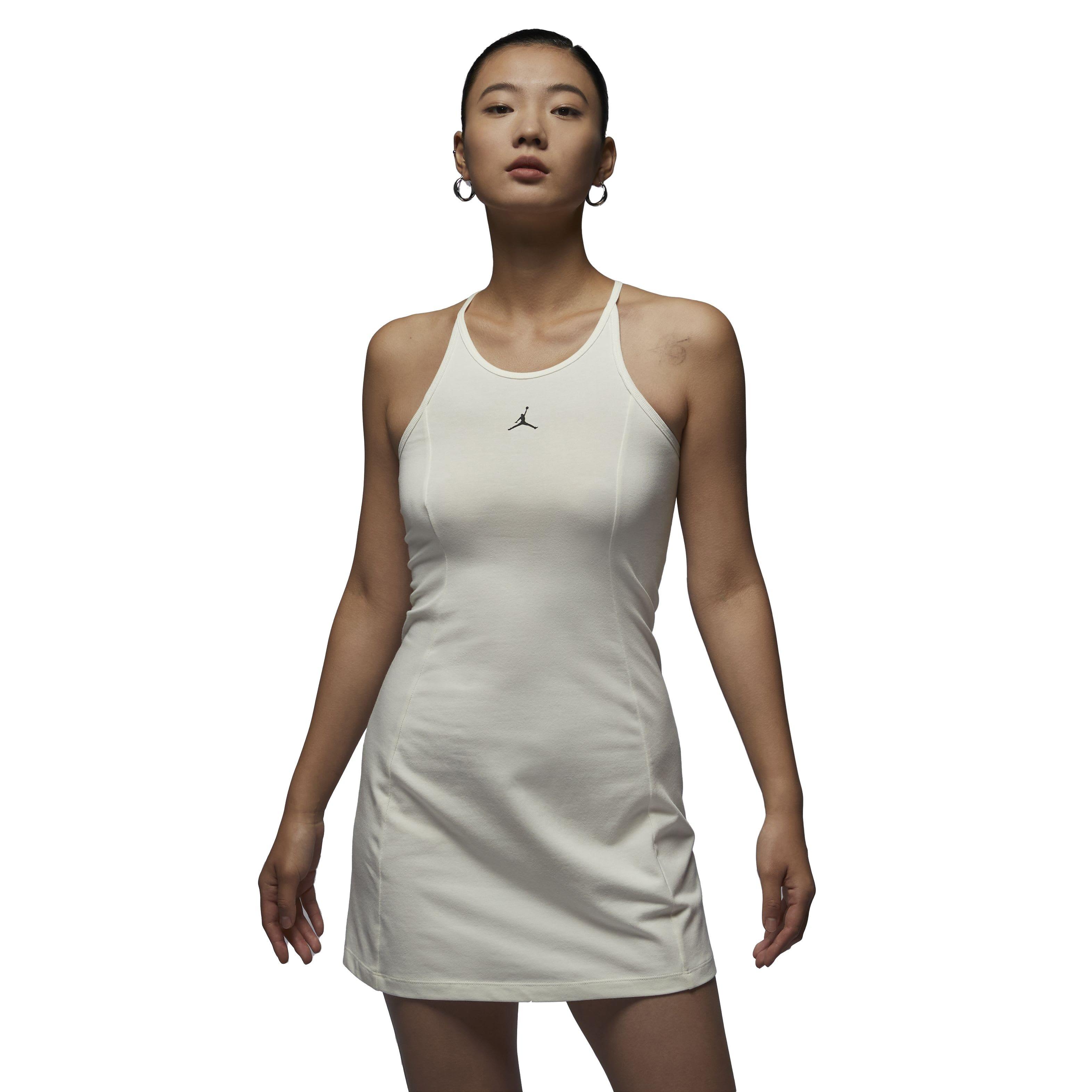Jordan Women's Slim Knit Dress - WHITE Thumbnail View 1