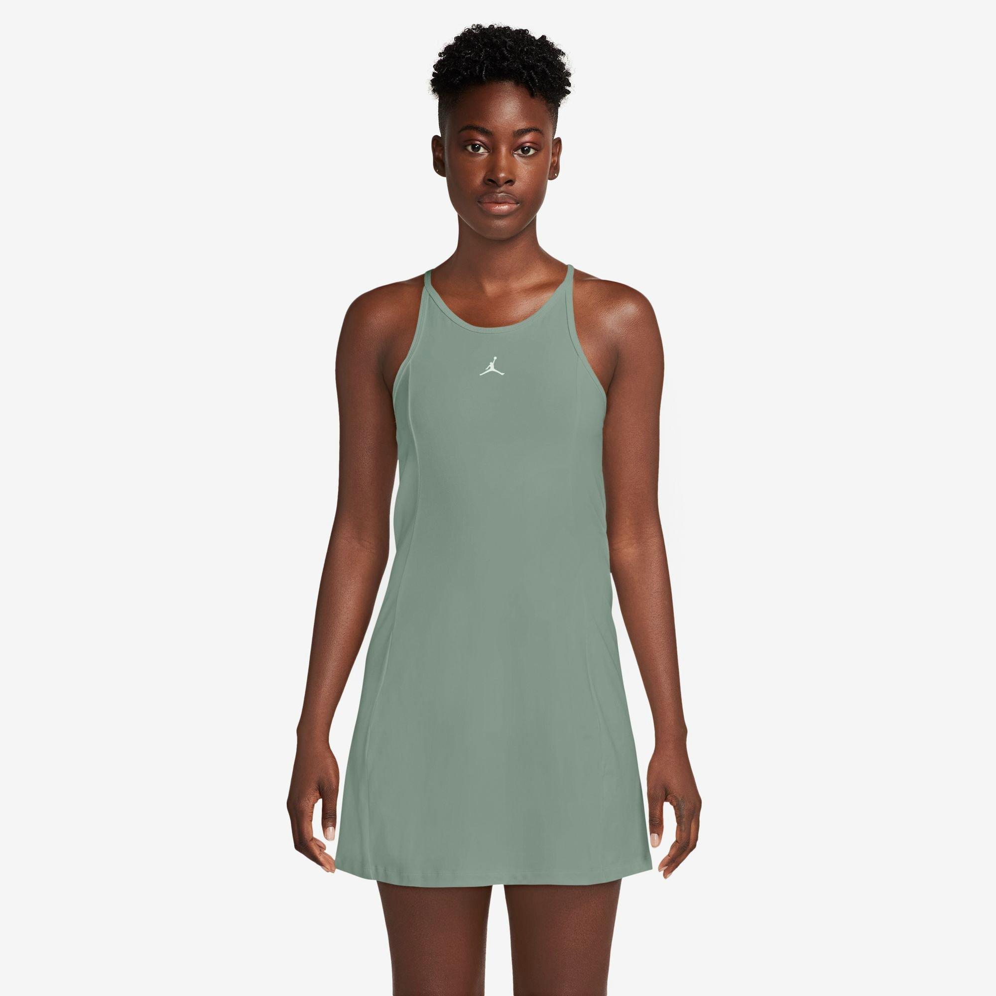 Jordan Women's Slim Knit Dress - GREEN Thumbnail View 1