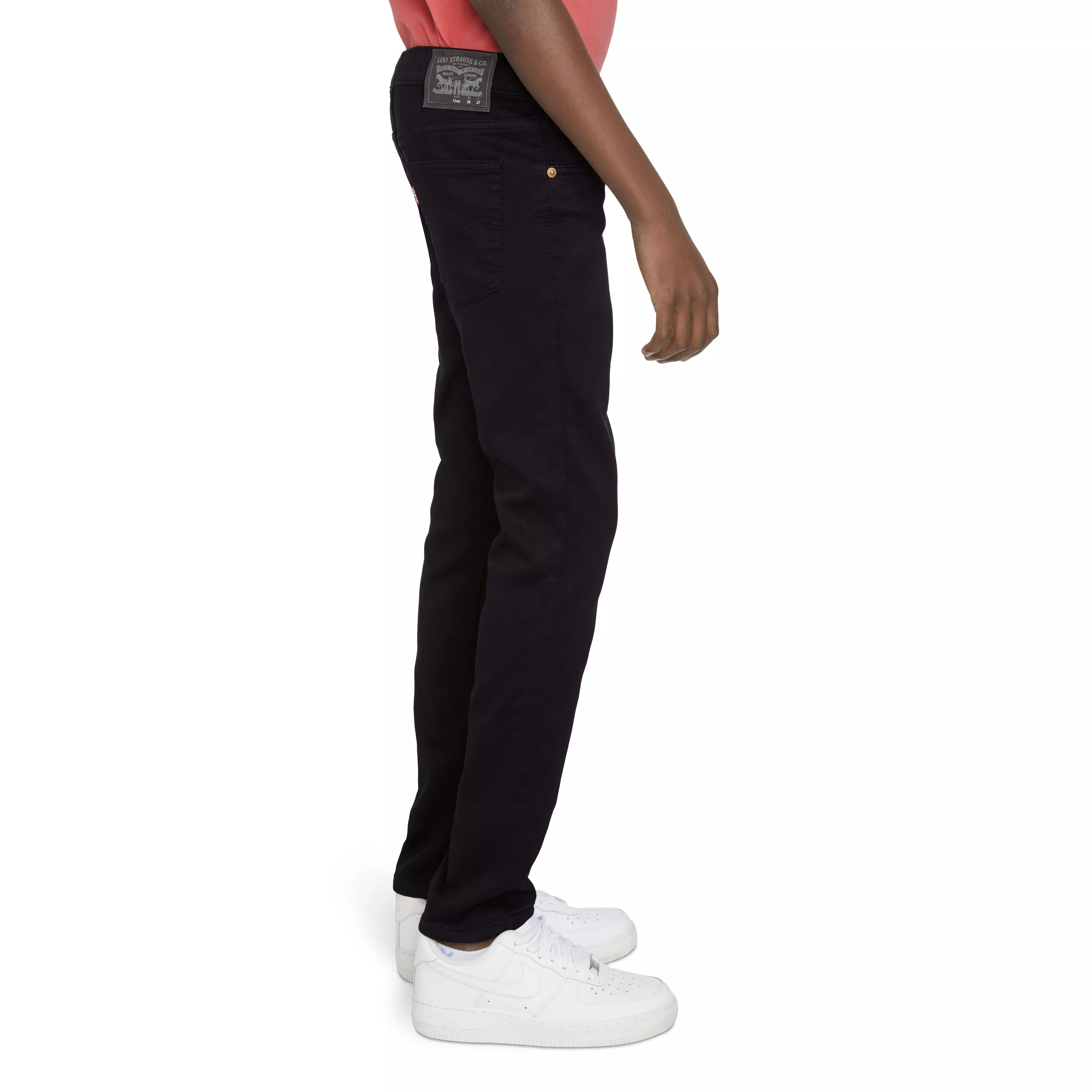 Levi's Big Boys' Skinny Fit Black Wash Pull On Jeans - BLACK