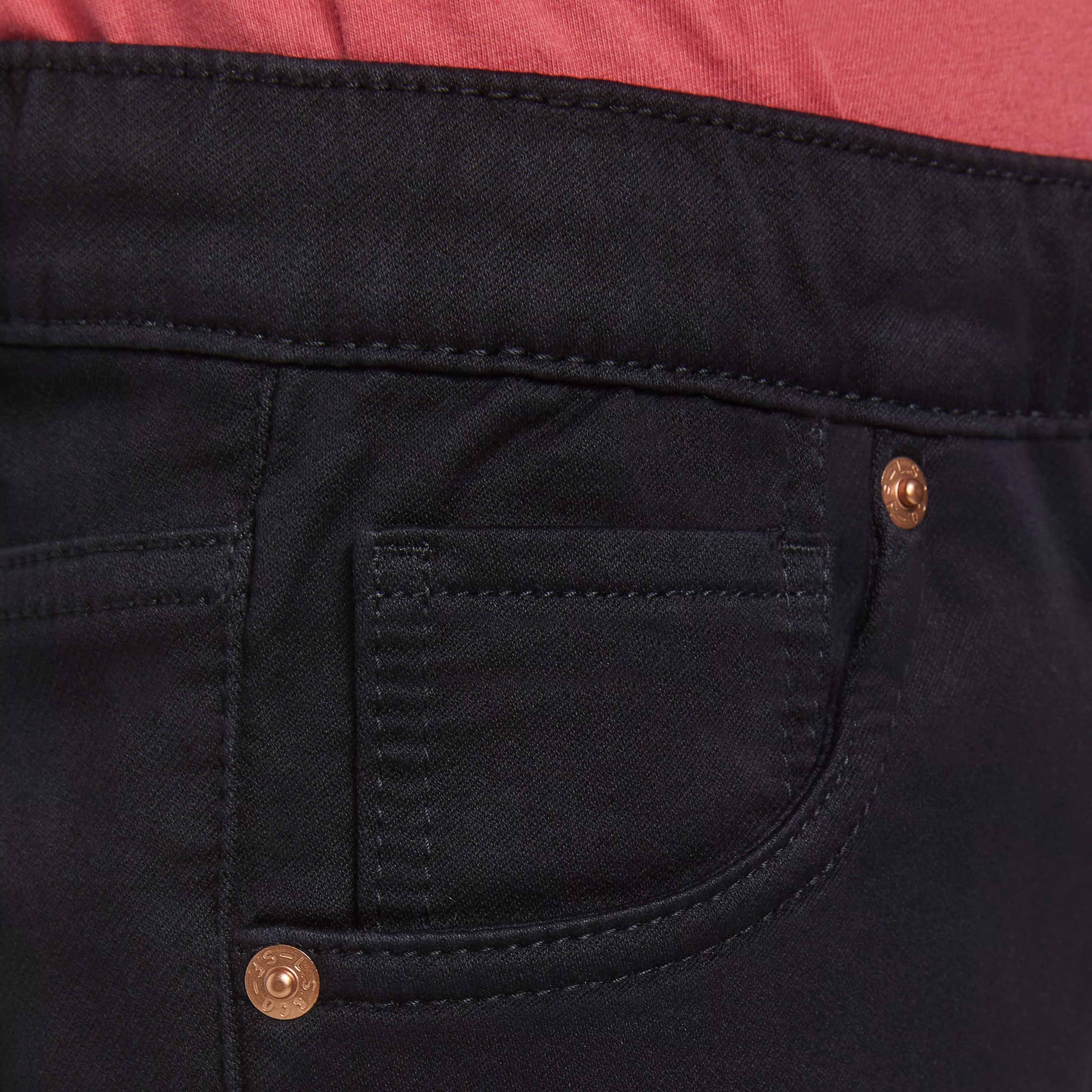 Levi's Big Boys' Skinny Fit Black Wash Pull On Jeans - BLACK