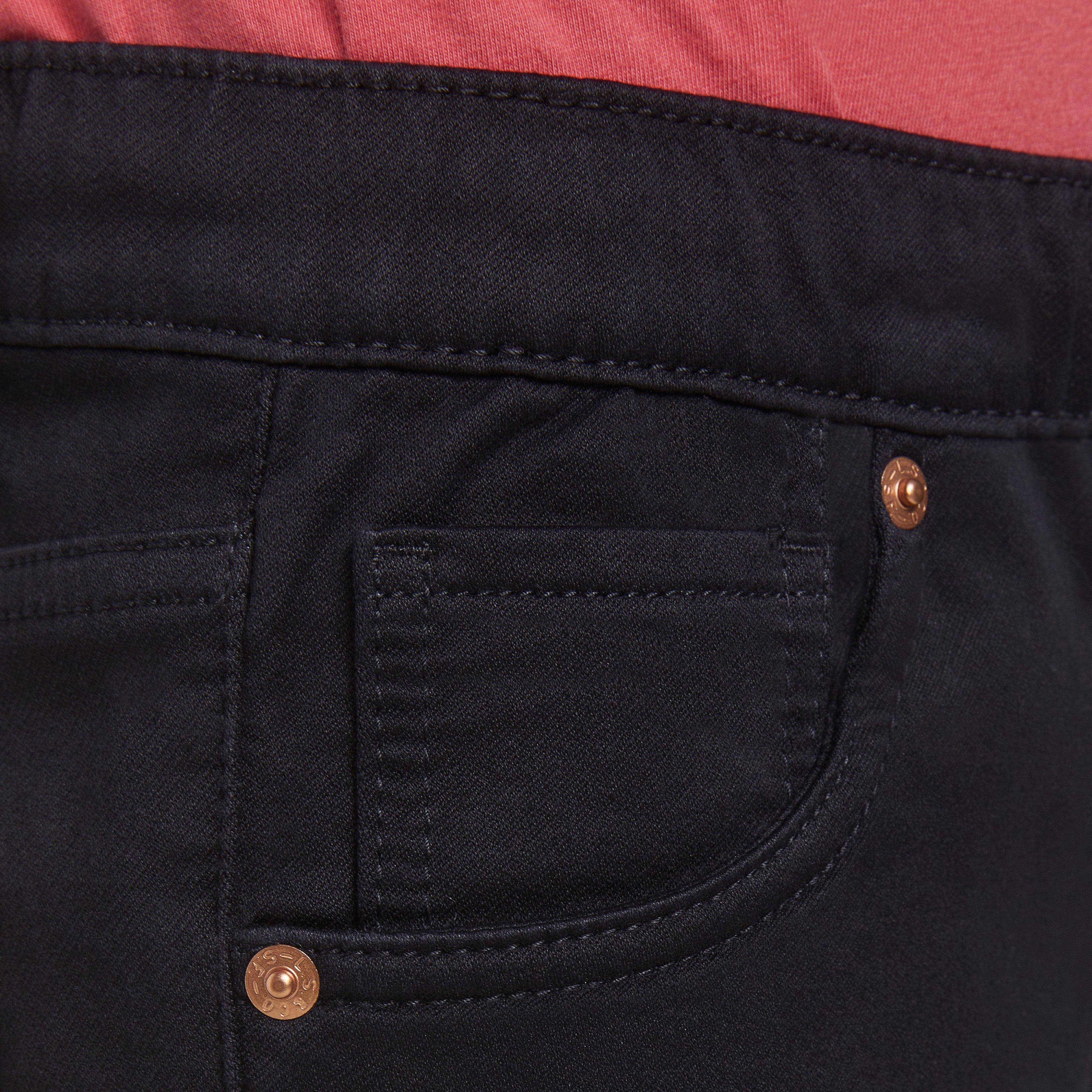 Levi's Skinny Fit Big Boys' Black Wash Pull On Jeans