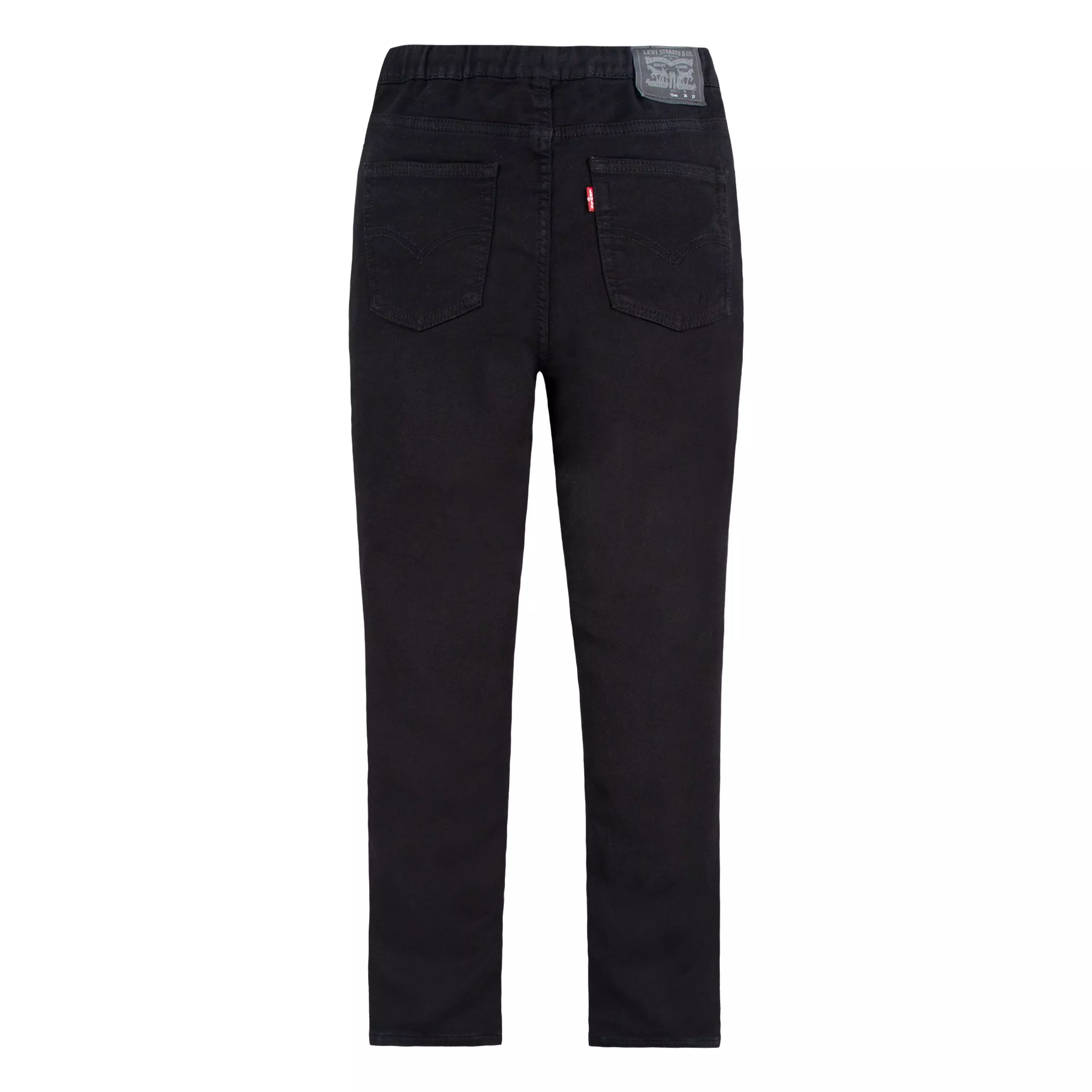 Levi's Big Boys' Skinny Fit Black Wash Pull On Jeans - BLACK