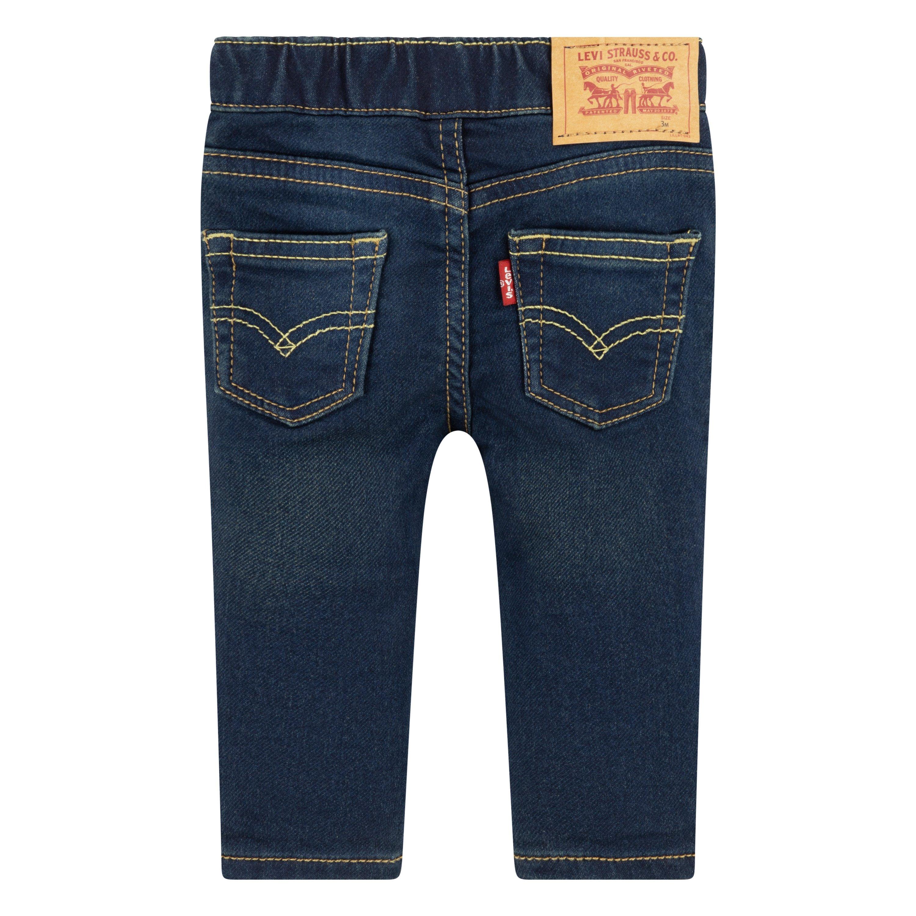 Levi's Skinny Fit Baby Boys' Dark Blue Wash Pull On Jeans