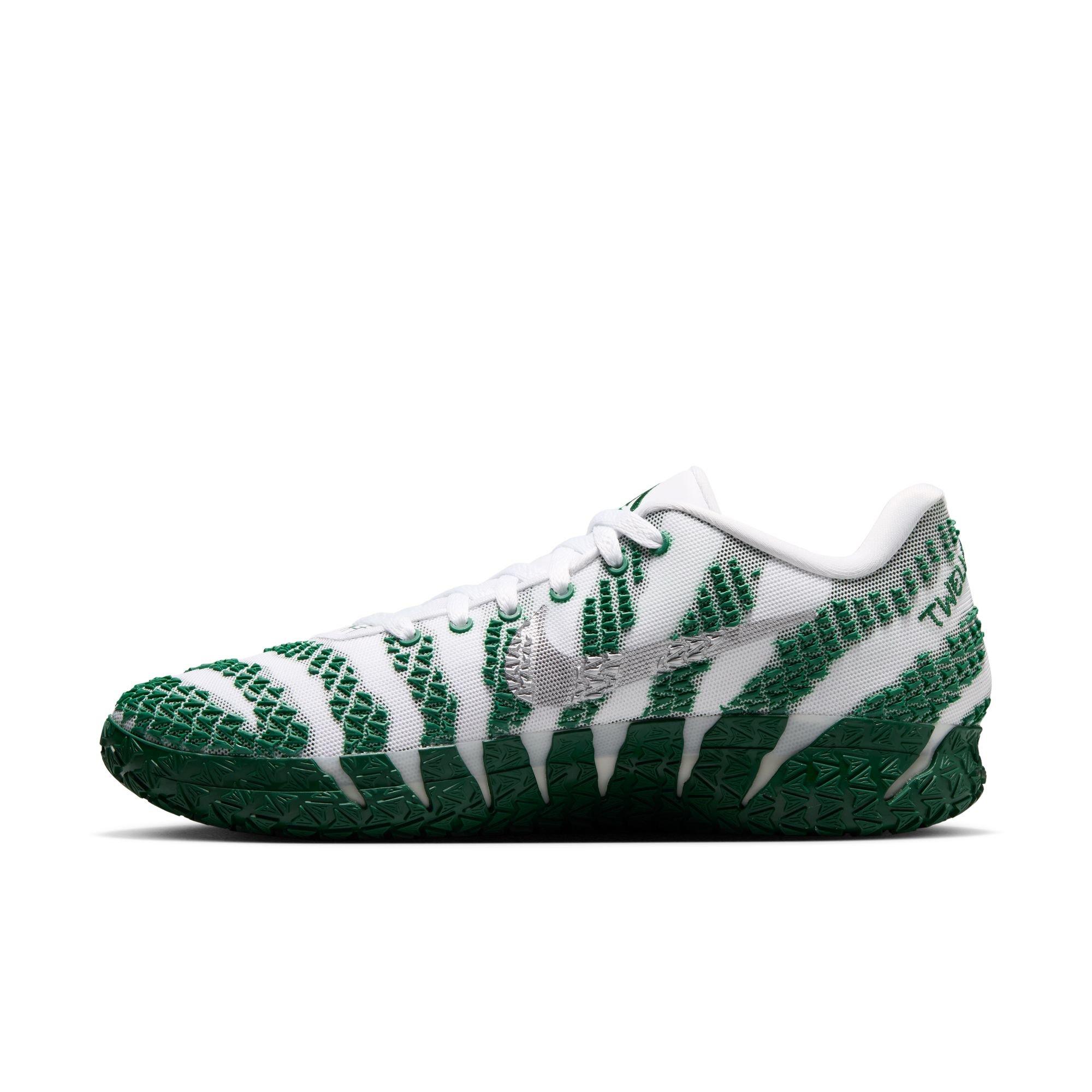 Nike Ja 3 "White/Metallic Silver/Gorge Green" Men's Basketball Shoe - WHITE