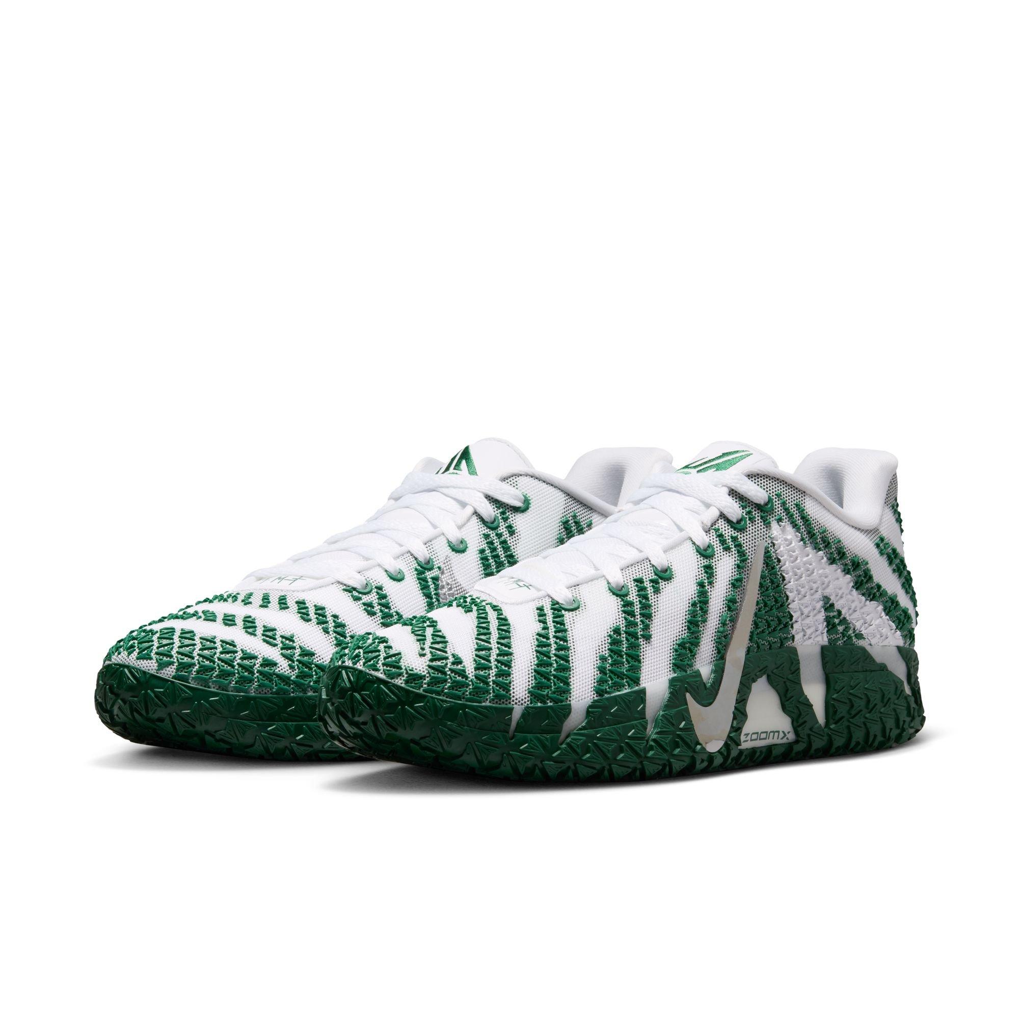 Nike Ja 3 "White/Metallic Silver/Gorge Green" Men's Basketball Shoe - WHITE