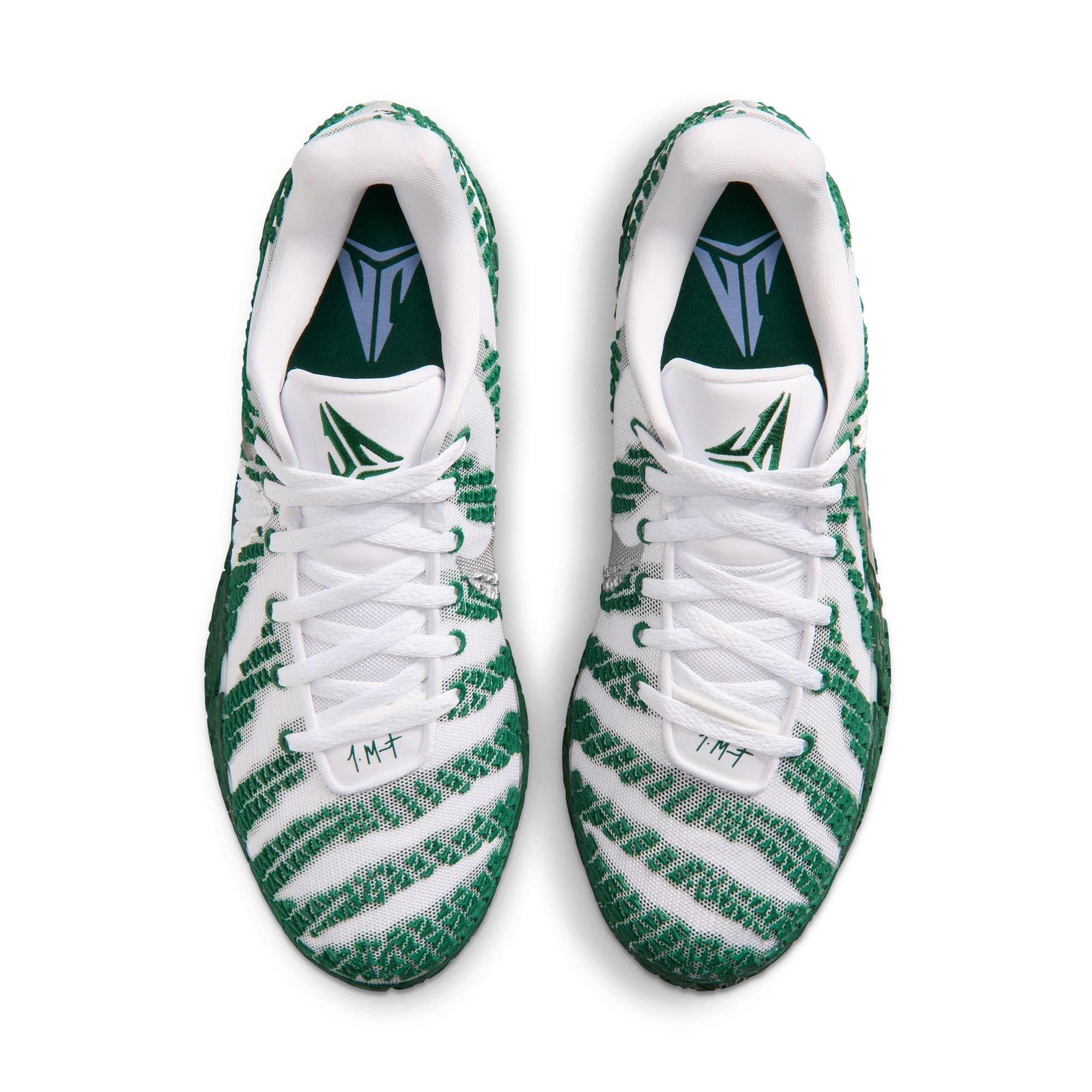 Nike Ja 3 "White/Metallic Silver/Gorge Green" Men's Basketball Shoe - WHITE