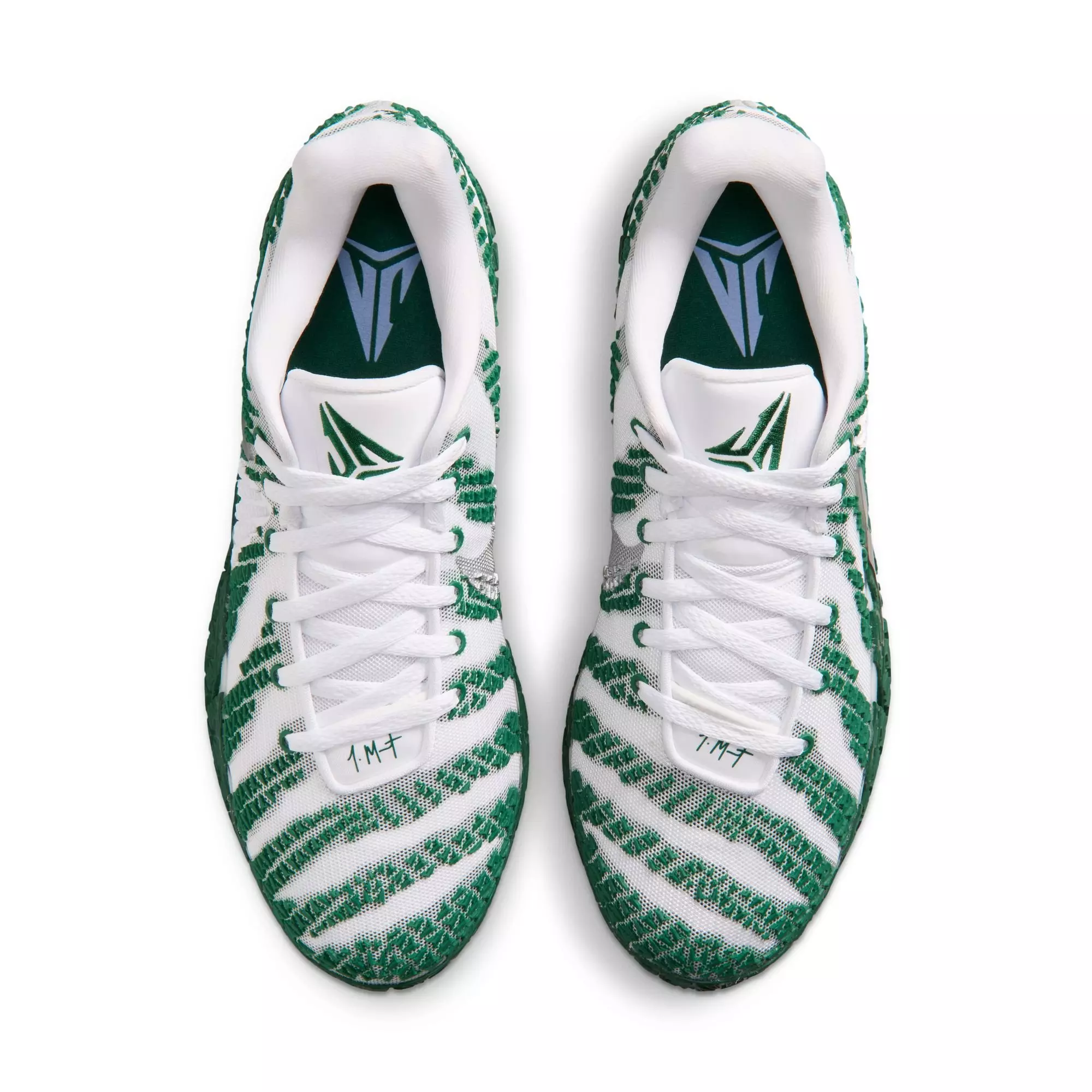 Nike Ja 3 "White/Metallic Silver/Gorge Green" Men's Basketball Shoe - WHITE