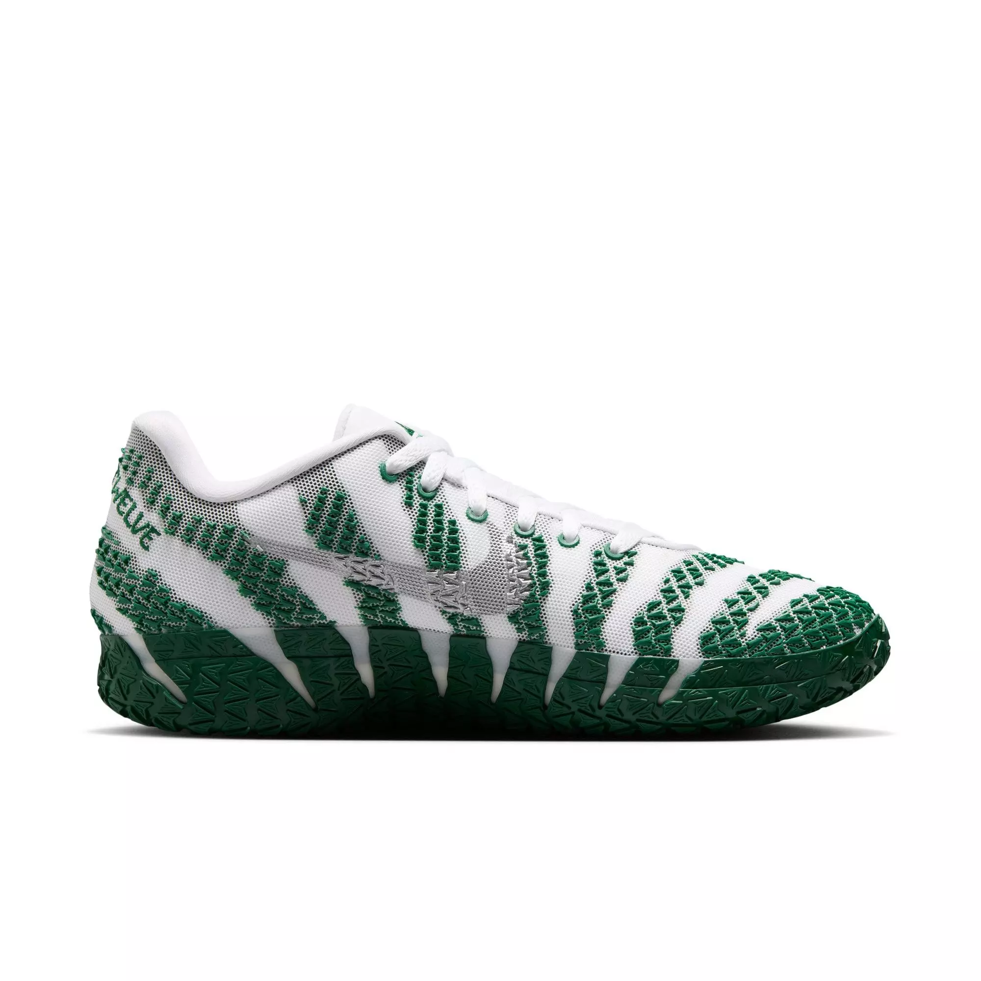 Nike Ja 3 "White/Metallic Silver/Gorge Green" Men's Basketball Shoe - WHITE
