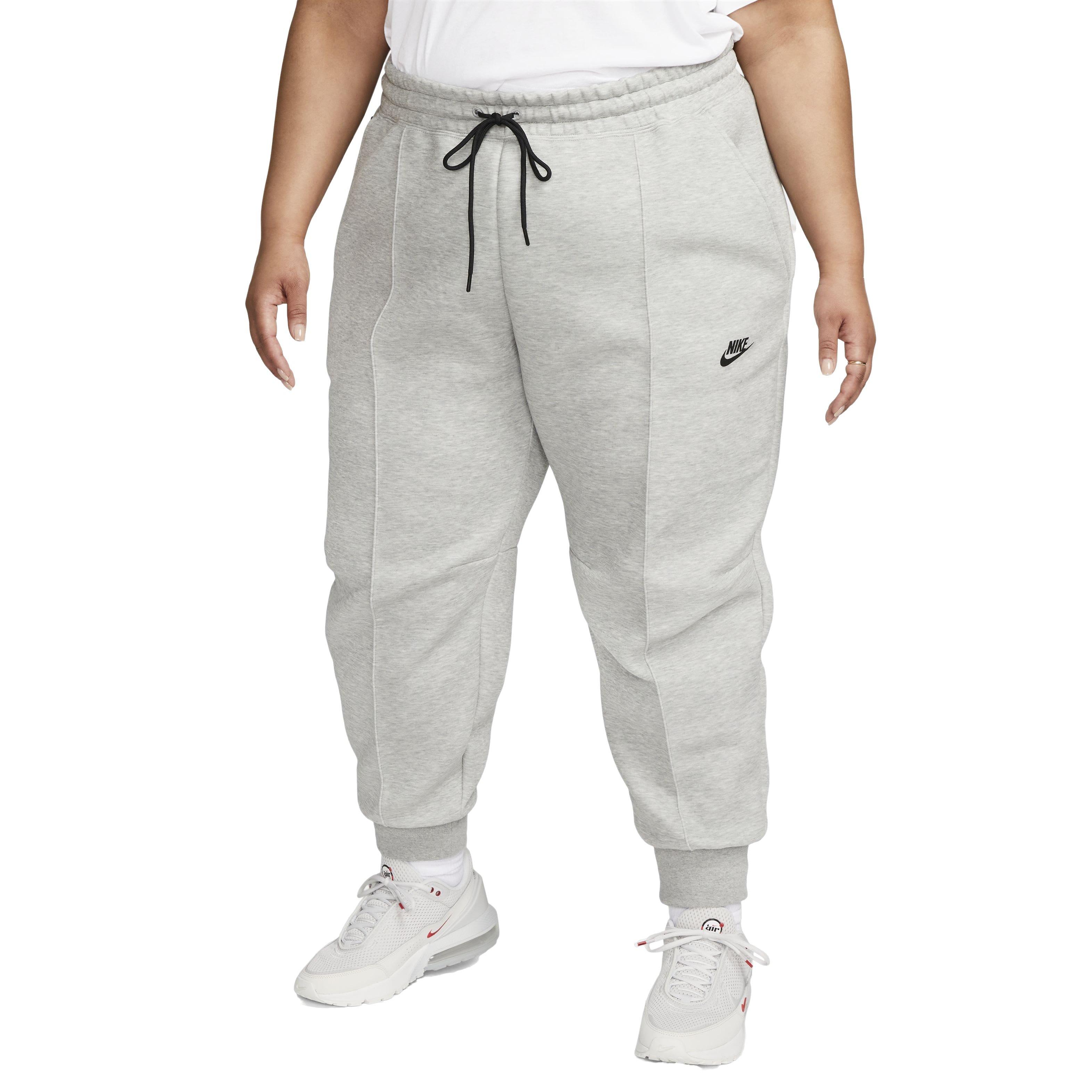 Nike Women's Sportswear Tech Fleece Mid-Rise Joggers -Grey - GREY Thumbnail View 1