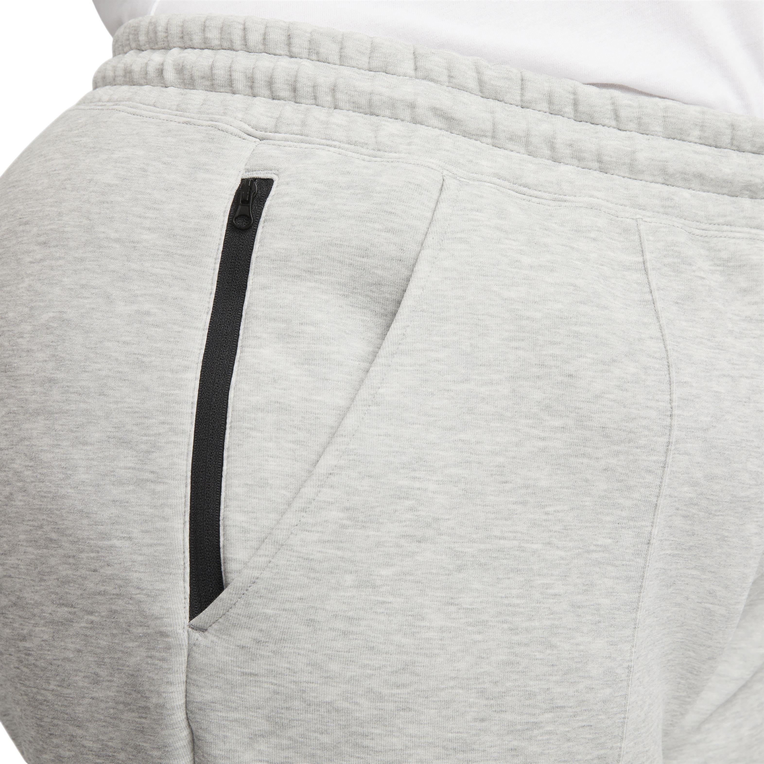 Nike Women's Sportswear Tech Fleece Mid-Rise Joggers -Grey - GREY Thumbnail View 5