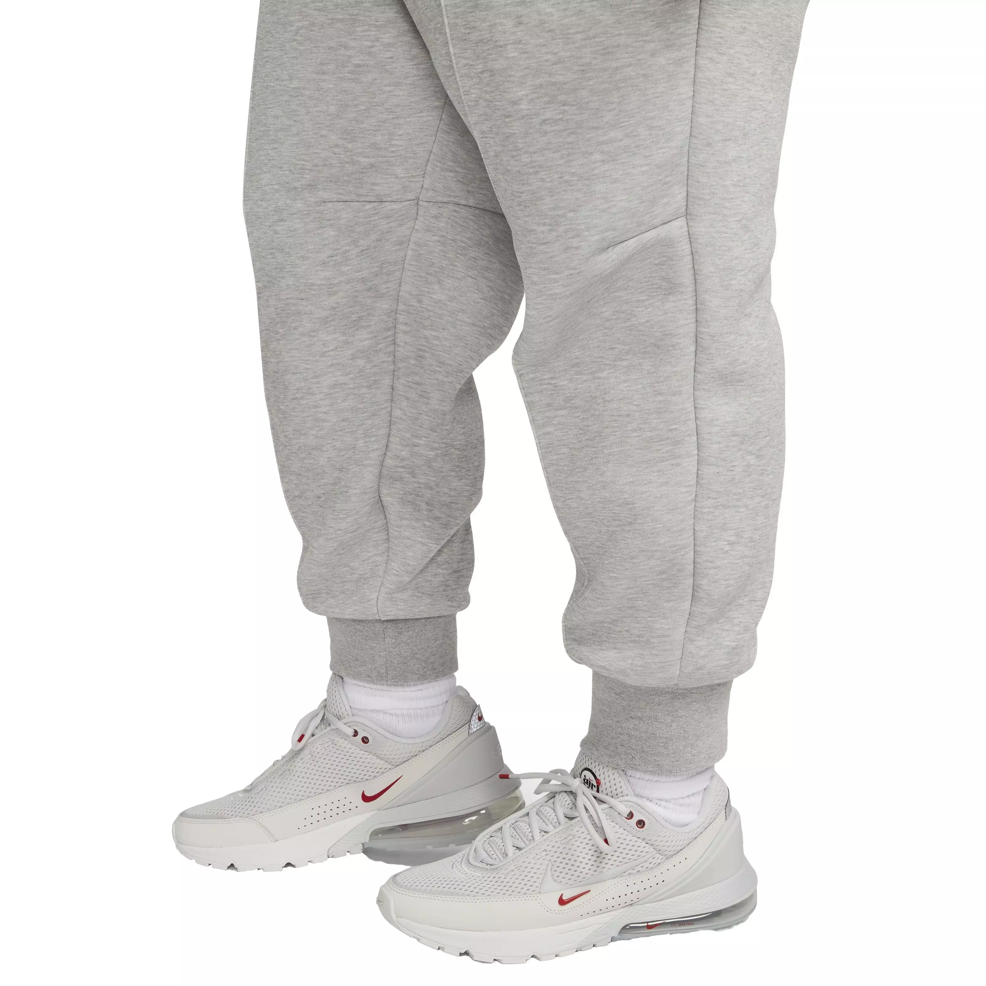 Nike Women's Sportswear Tech Fleece Mid-Rise Joggers -Grey - GREY