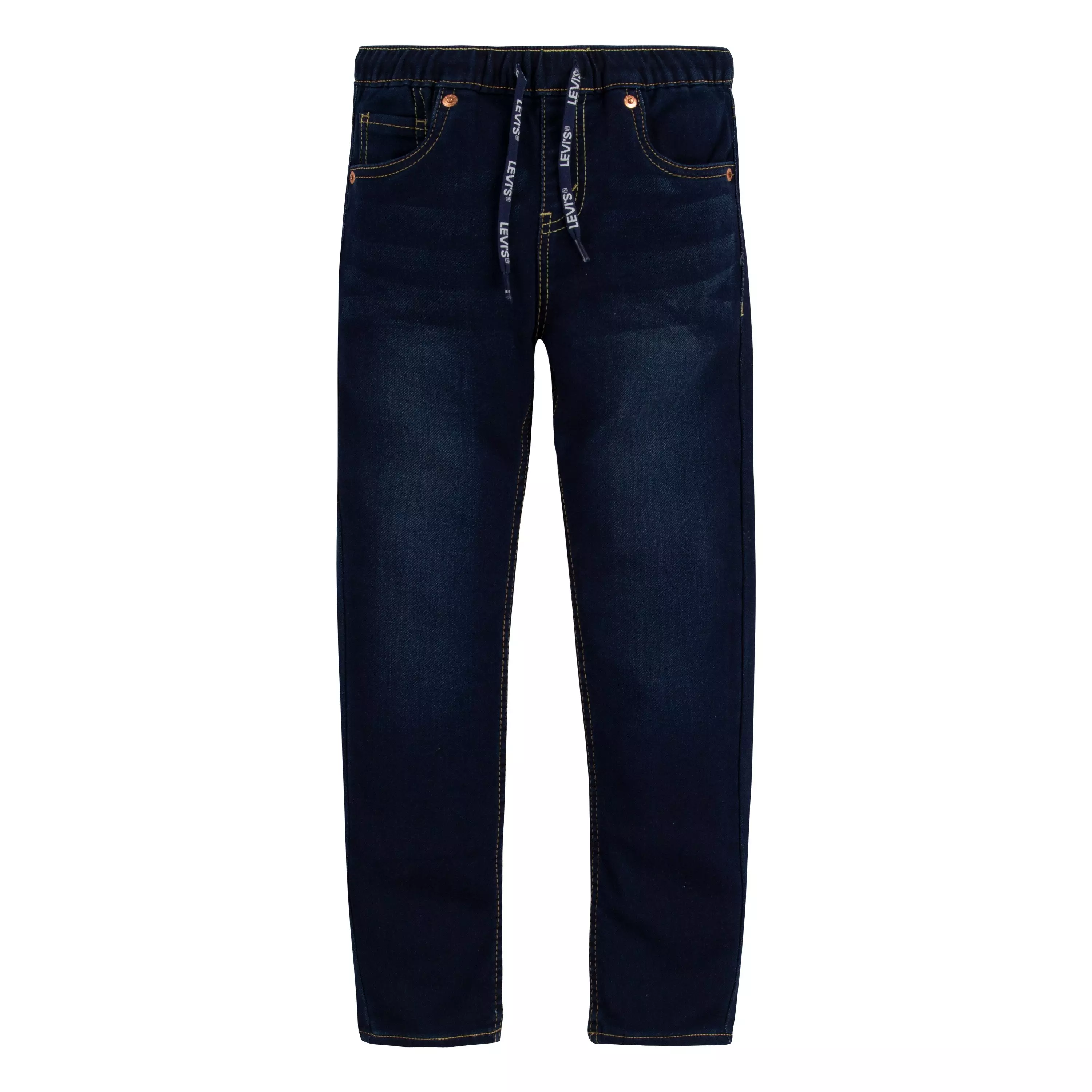 Levi's Little Boys' Skinny Fit Dark Blue Wash Pull On Jeans - DARK BLUE