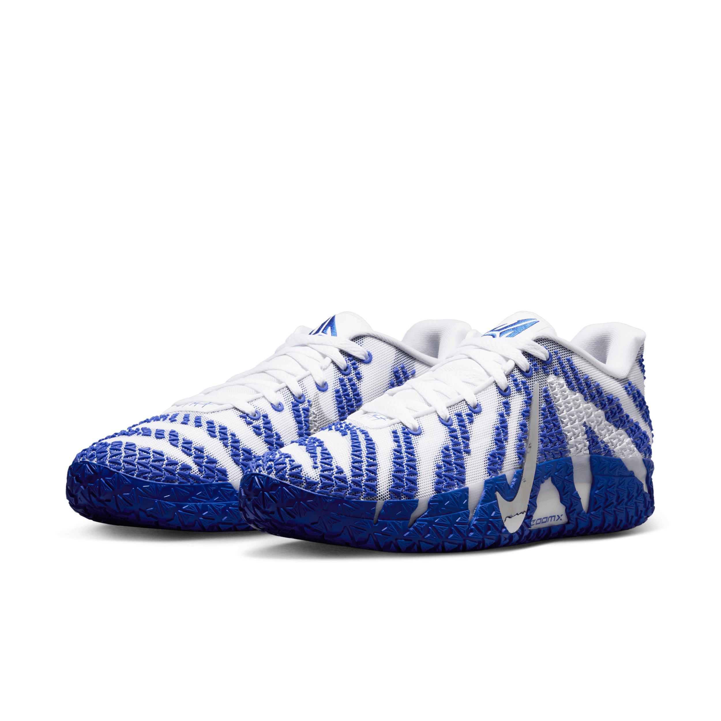 Nike Ja 3 "White/Game Royal/Metallic Silver" Men's Basketball Shoe - WHITE/ROYAL/SILVER