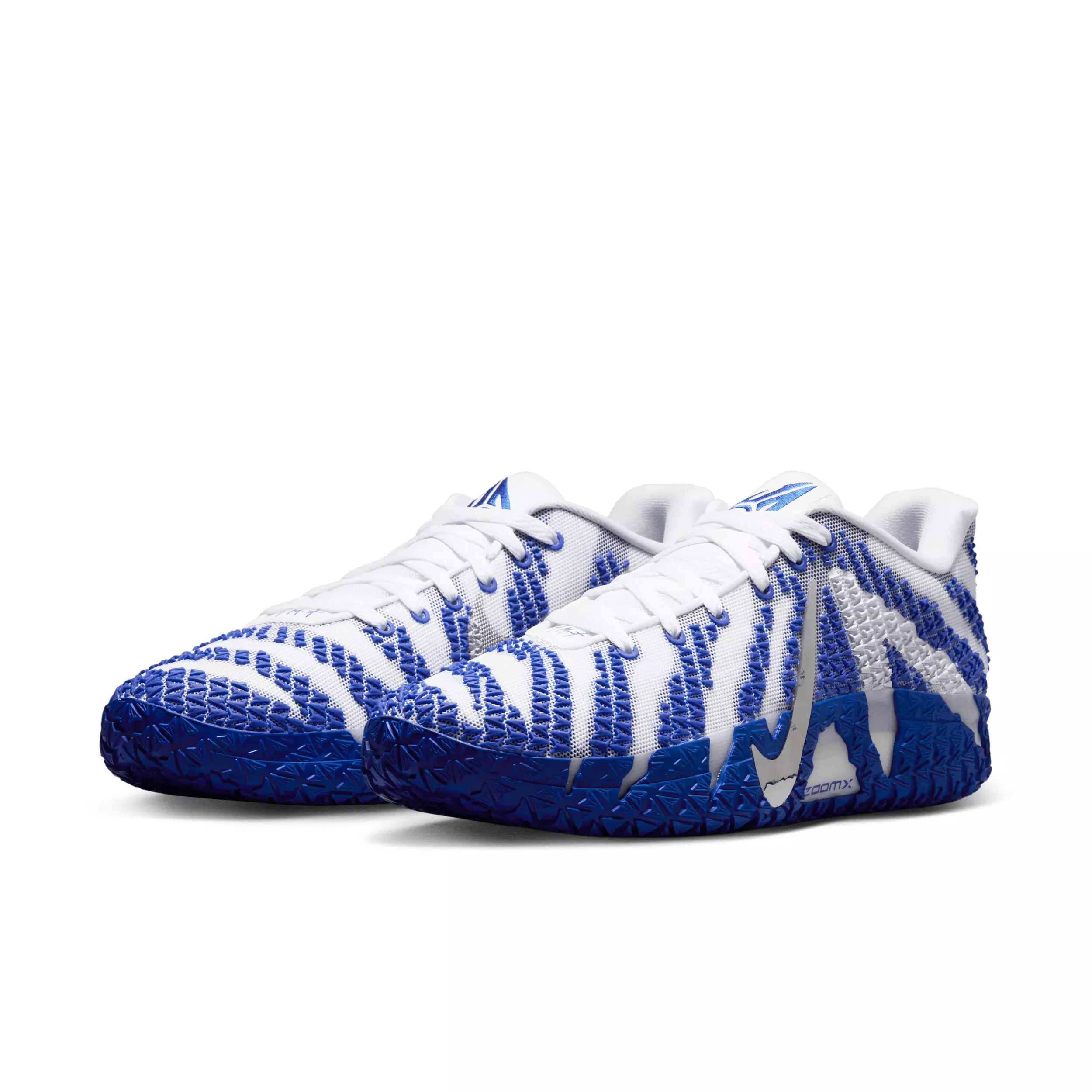 Nike Ja 3 "White/Game Royal/Metallic Silver" Men's Basketball Shoe - WHITE/ROYAL/SILVER