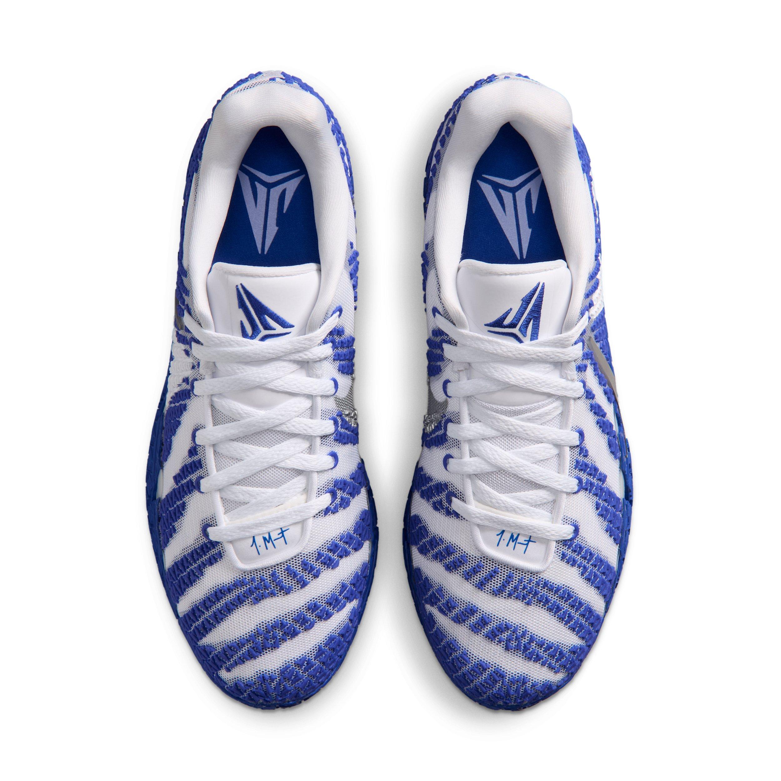 Nike Ja 3 "White/Game Royal/Metallic Silver" Men's Basketball Shoe - WHITE/ROYAL/SILVER