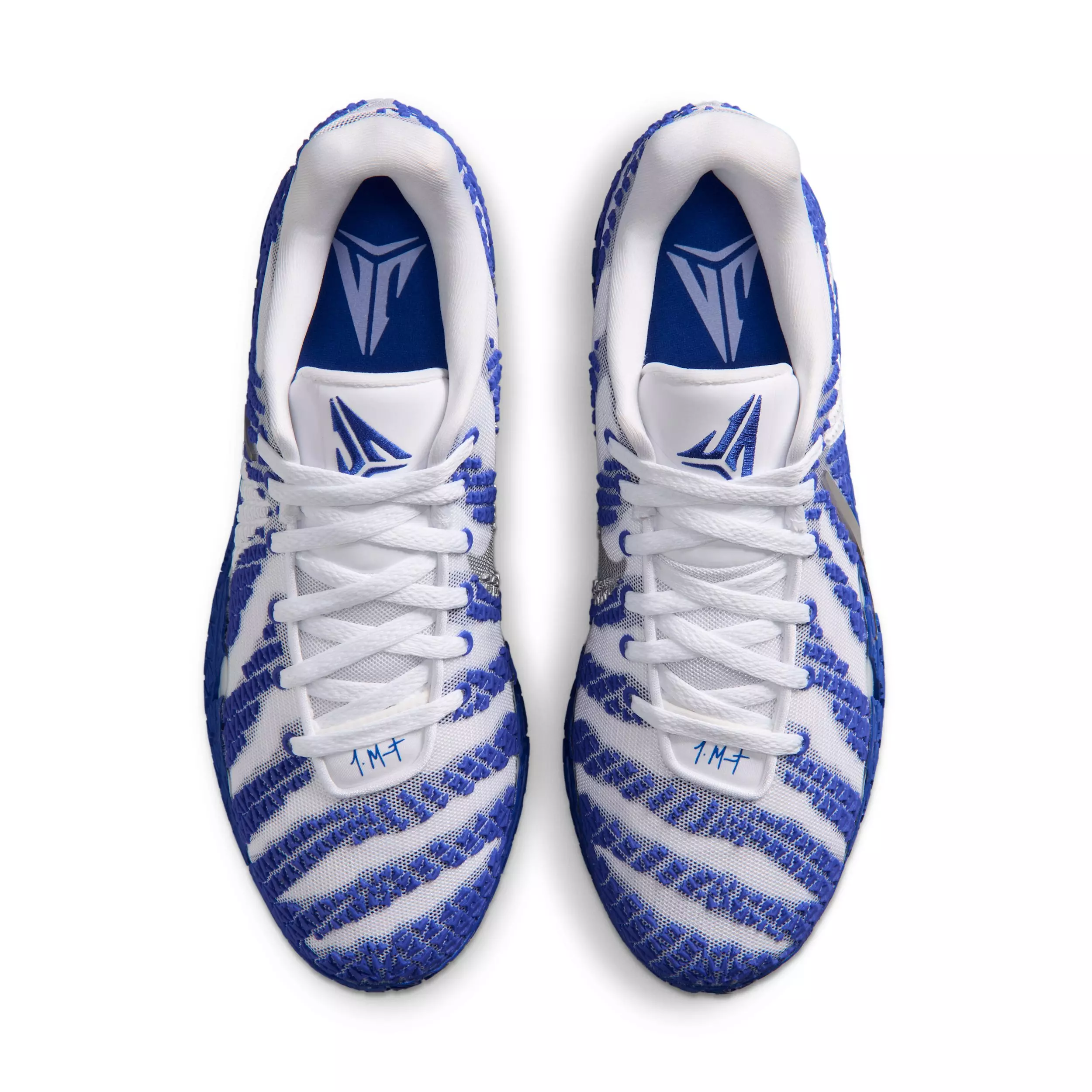 Nike Ja 3 "White/Game Royal/Metallic Silver" Men's Basketball Shoe - WHITE/ROYAL/SILVER