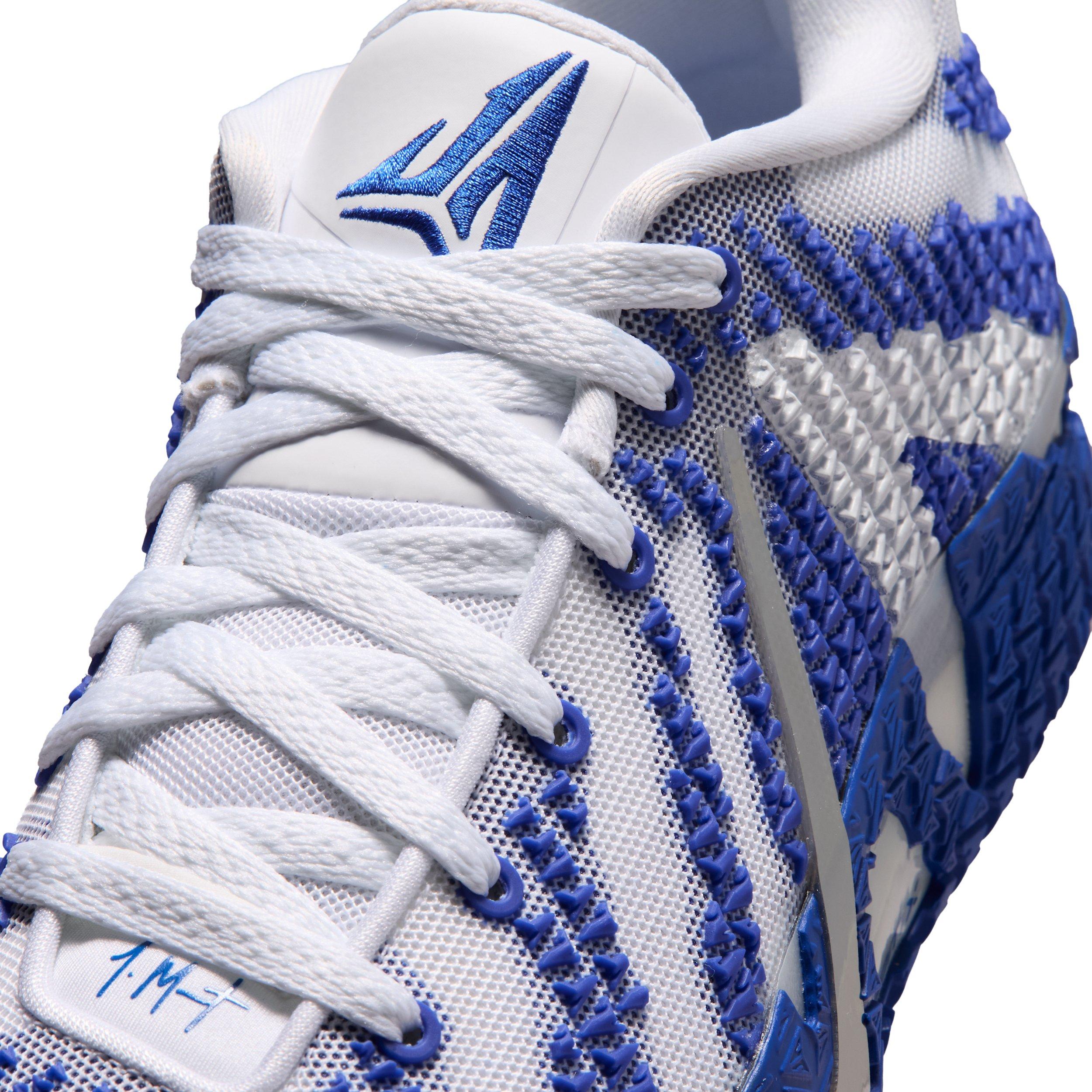 Nike Ja 3 "White/Game Royal/Metallic Silver" Men's Basketball Shoe - WHITE/ROYAL/SILVER