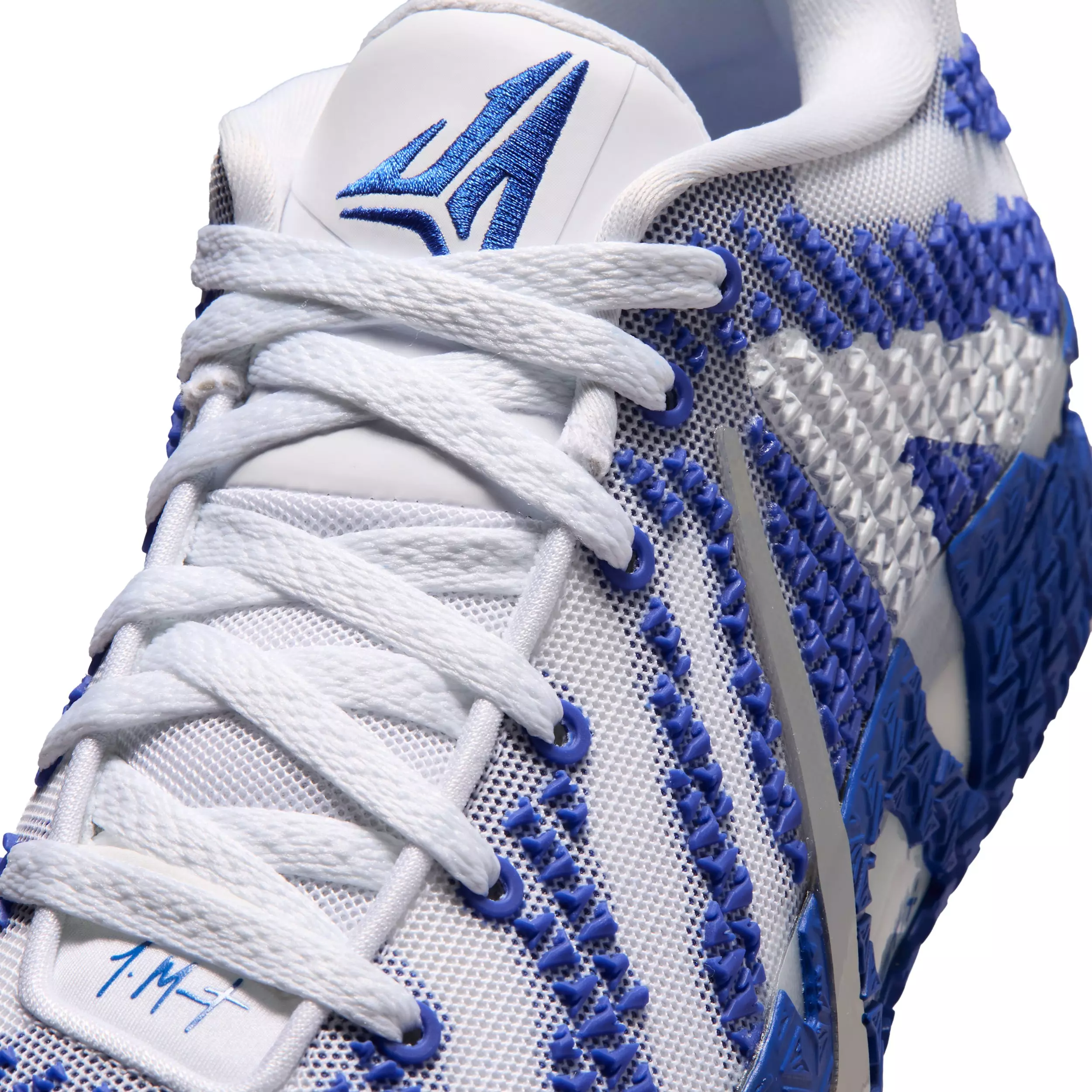 Nike Ja 3 "White/Game Royal/Metallic Silver" Men's Basketball Shoe - WHITE/ROYAL/SILVER