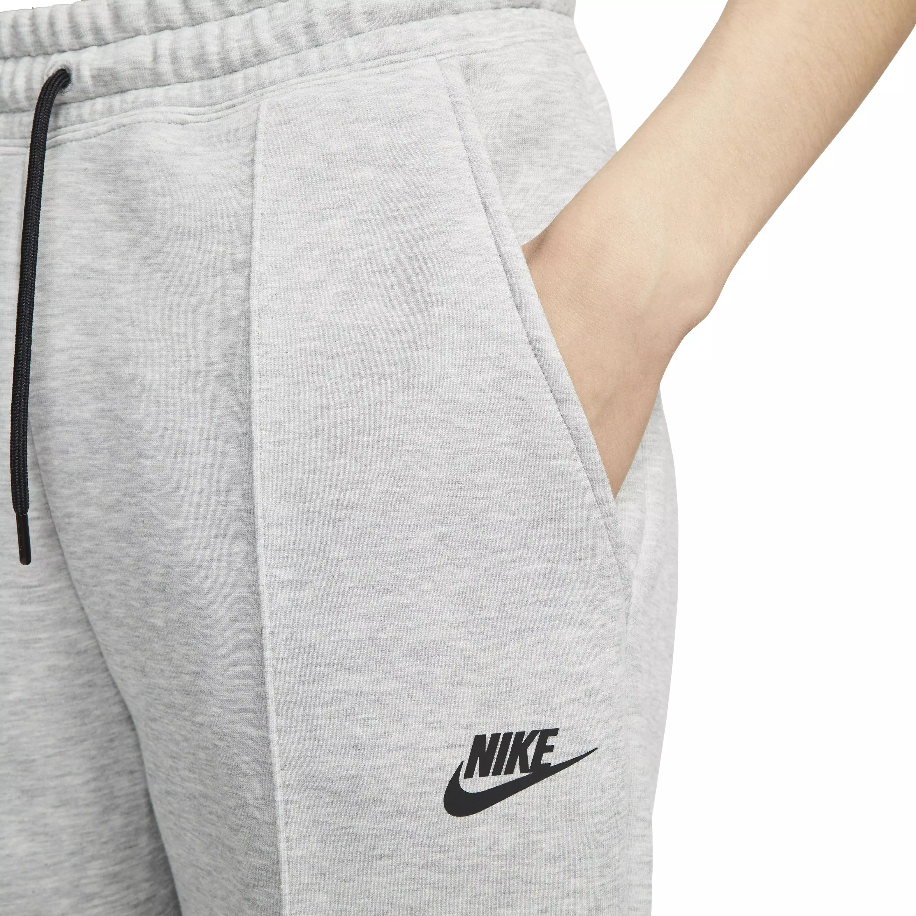 Nike Women's Sportswear Tech Fleece Mid-Rise Joggers - GREY