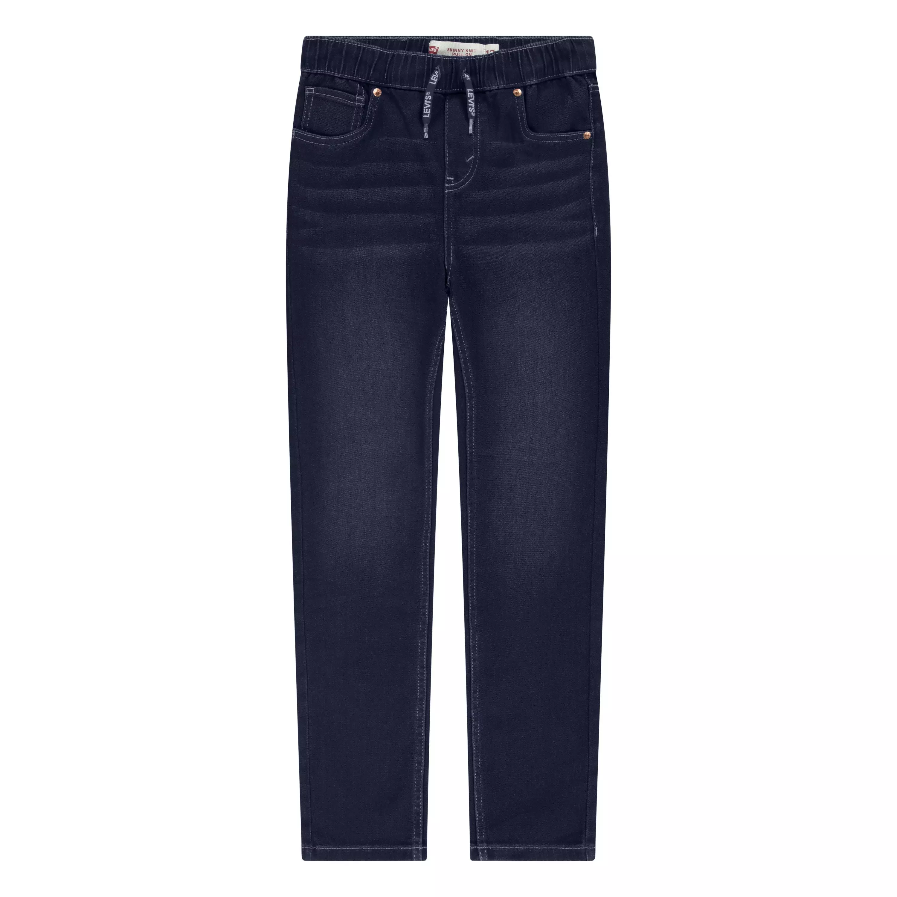 Levi's Big Boys' Skinny Fit Dark Blue Wash Pull On Jeans - DARK BLUE