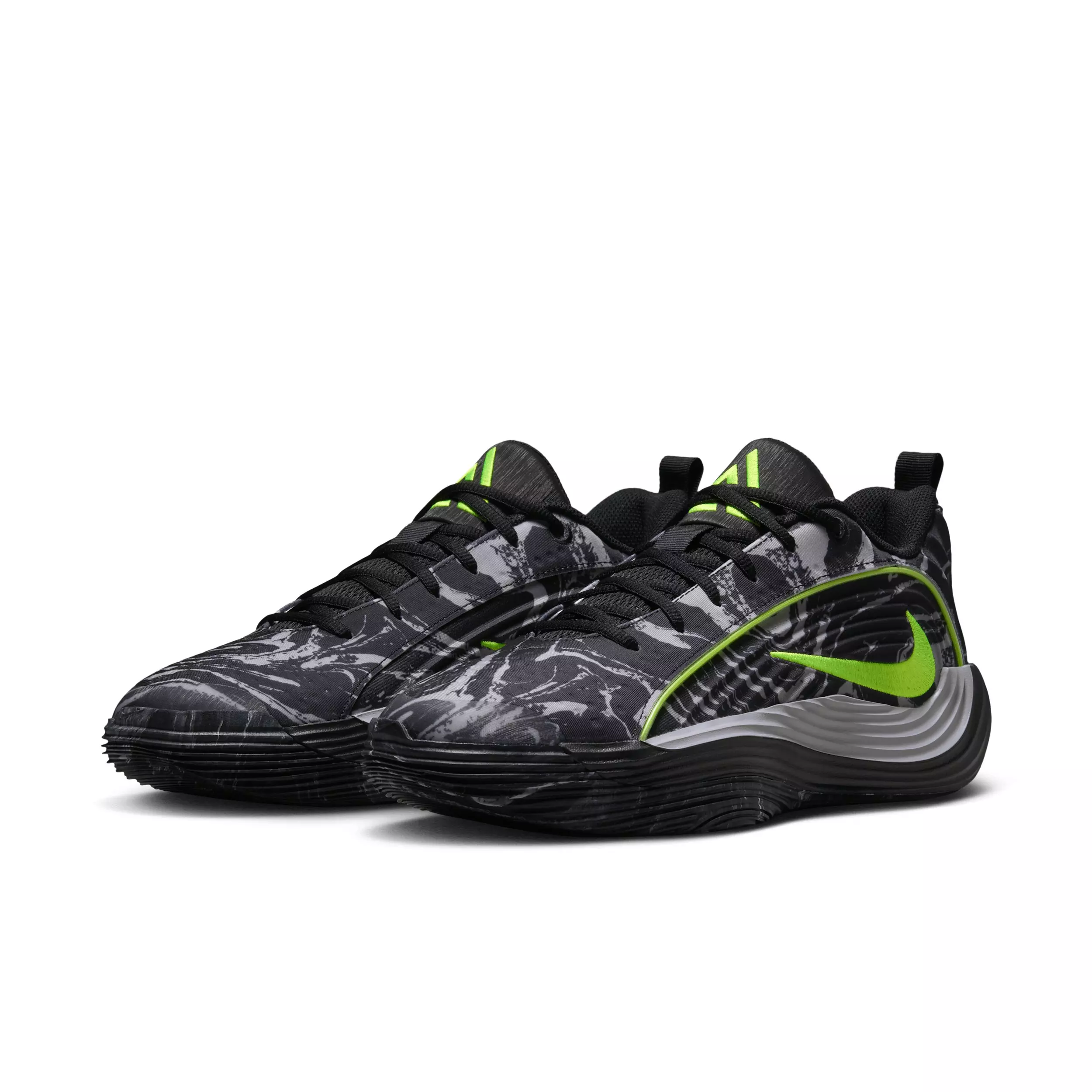 Nike Giannis Immortality 5 "Black/Light Smoke Grey/Volt" Men's Basketball Shoe - BLACK/LT GREY/VOLT