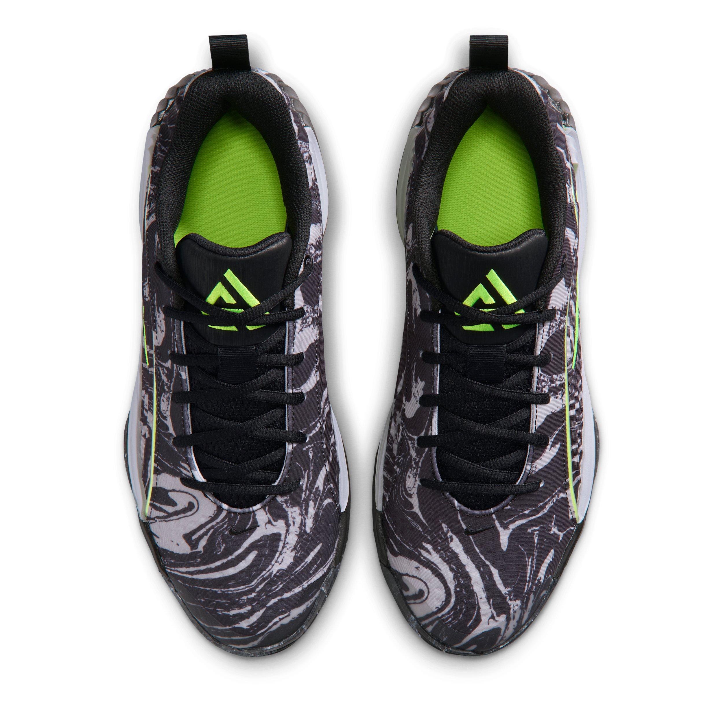Nike Giannis Immortality 5 "Black/Light Smoke Grey/Volt" Men's Basketball Shoe - BLACK/LT GREY/VOLT