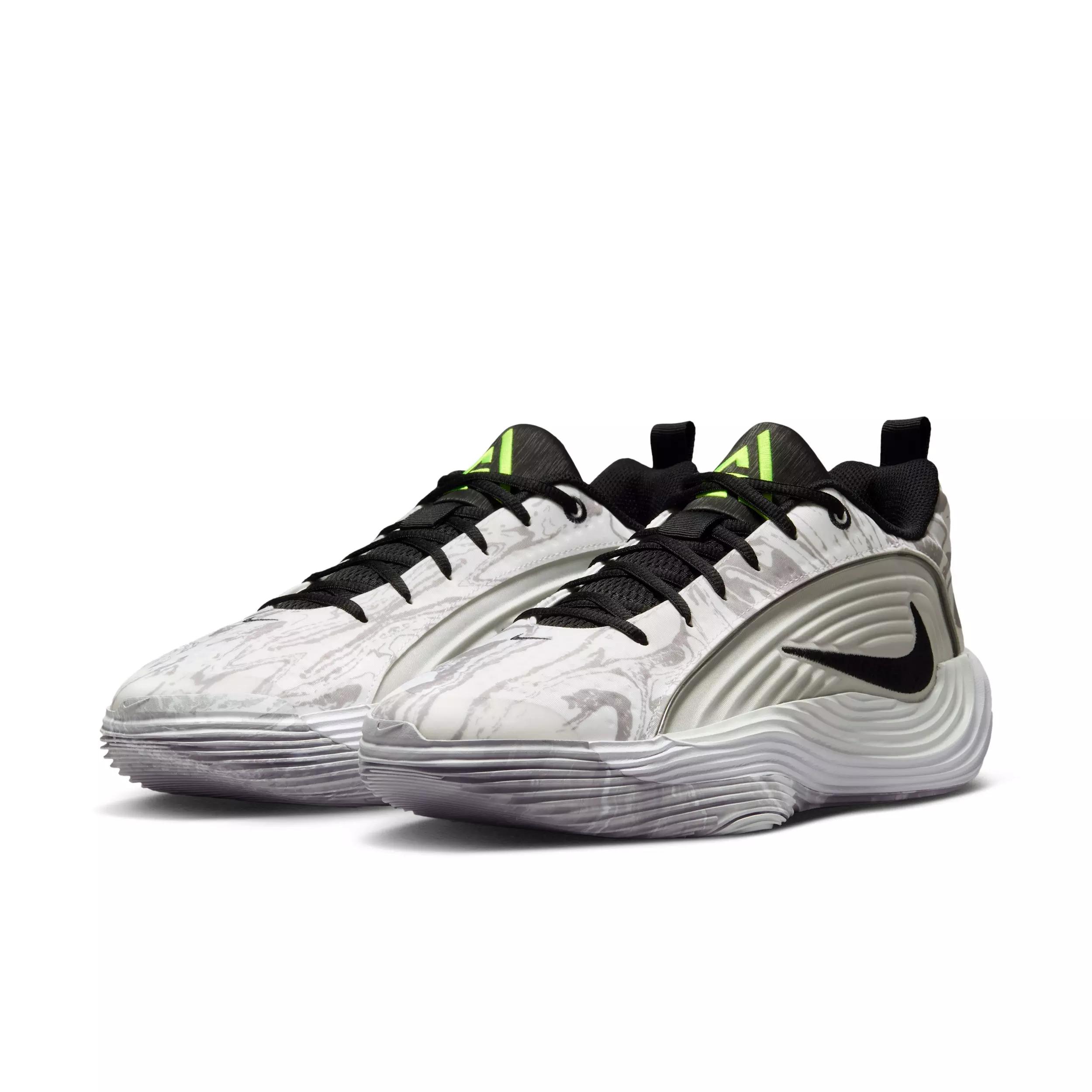 Nike Giannis Immortality 5 "White/Off White/Light Smoke Grey/Metallic Silver" Men's Basketball Shoe - WHITE/OFF WHITE/LT GREY/SILVER