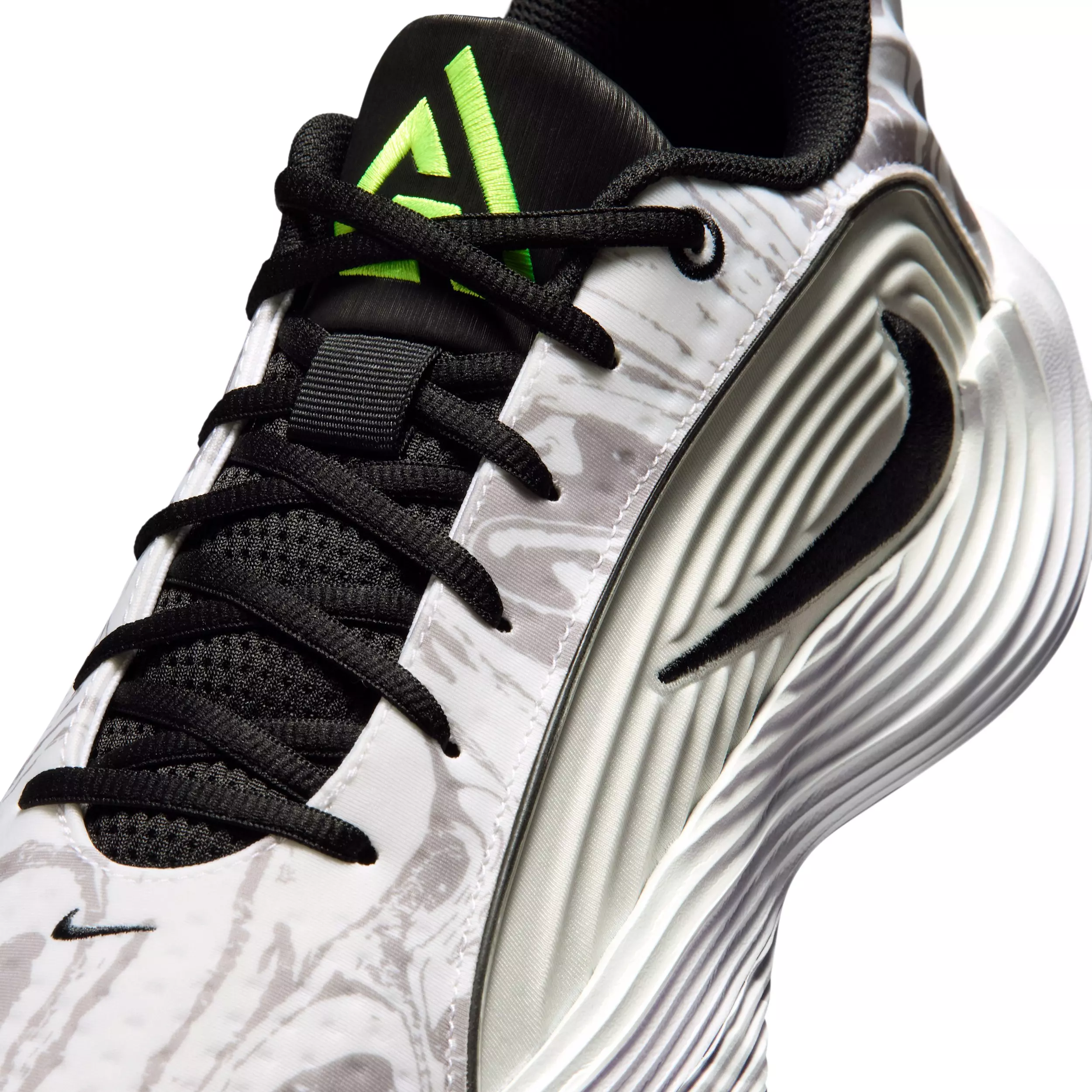 Nike Giannis Immortality 5 "White/Off White/Light Smoke Grey/Metallic Silver" Men's Basketball Shoe - WHITE/OFF WHITE/LT GREY/SILVER