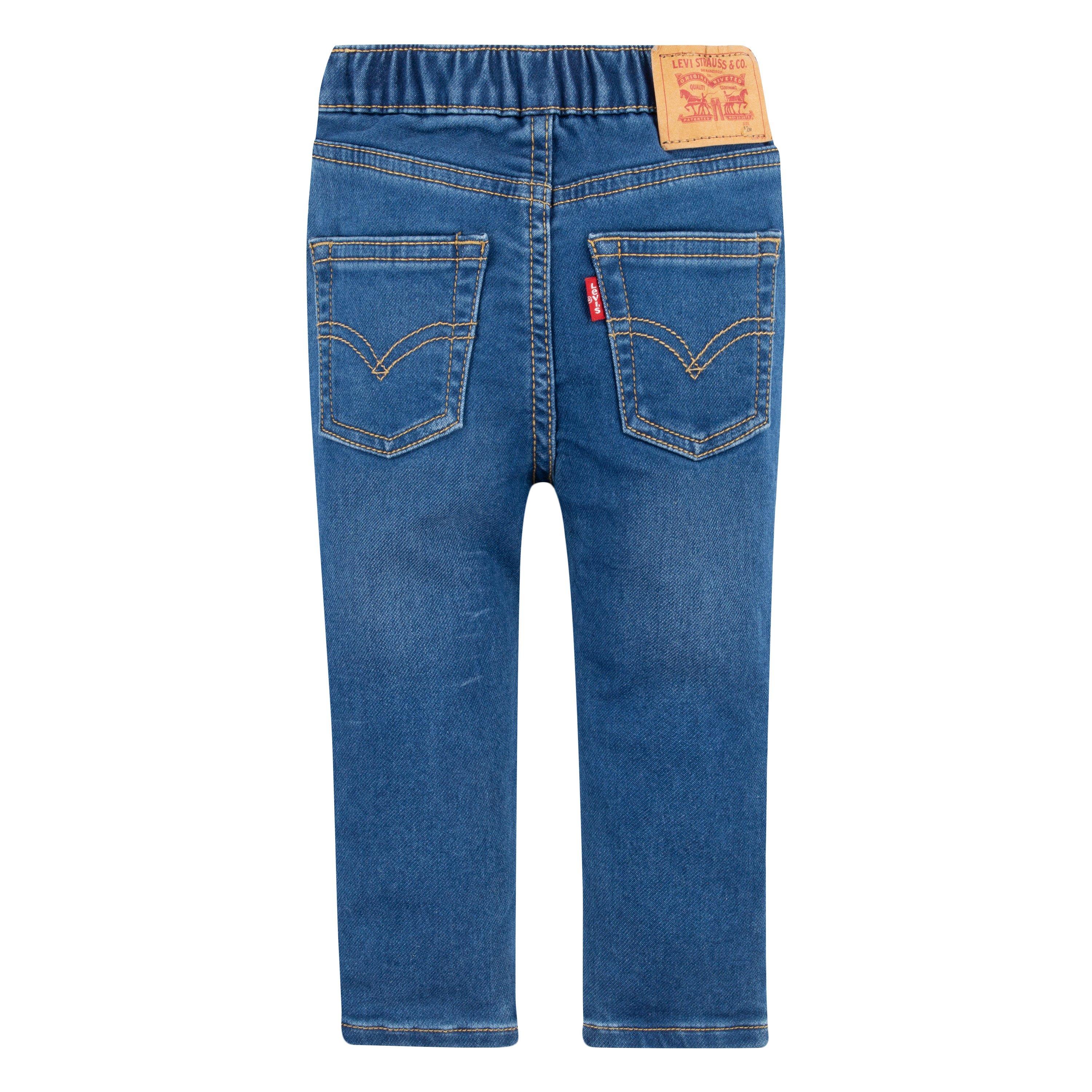 Levi's Skinny Fit Infant Boys' Medium Blue Wash Pull On Jeans