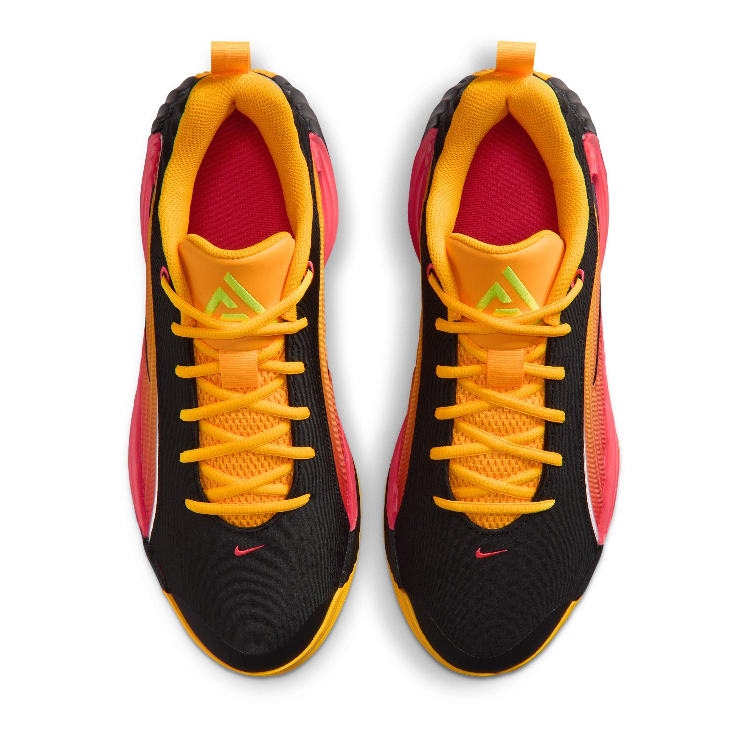 Nike Giannis Immortality 5 "Laser Crimson/Laser Orange/Black/Black" Men's Basketball Shoe - CRIMSON/ORANGE/BLACK/BLACK