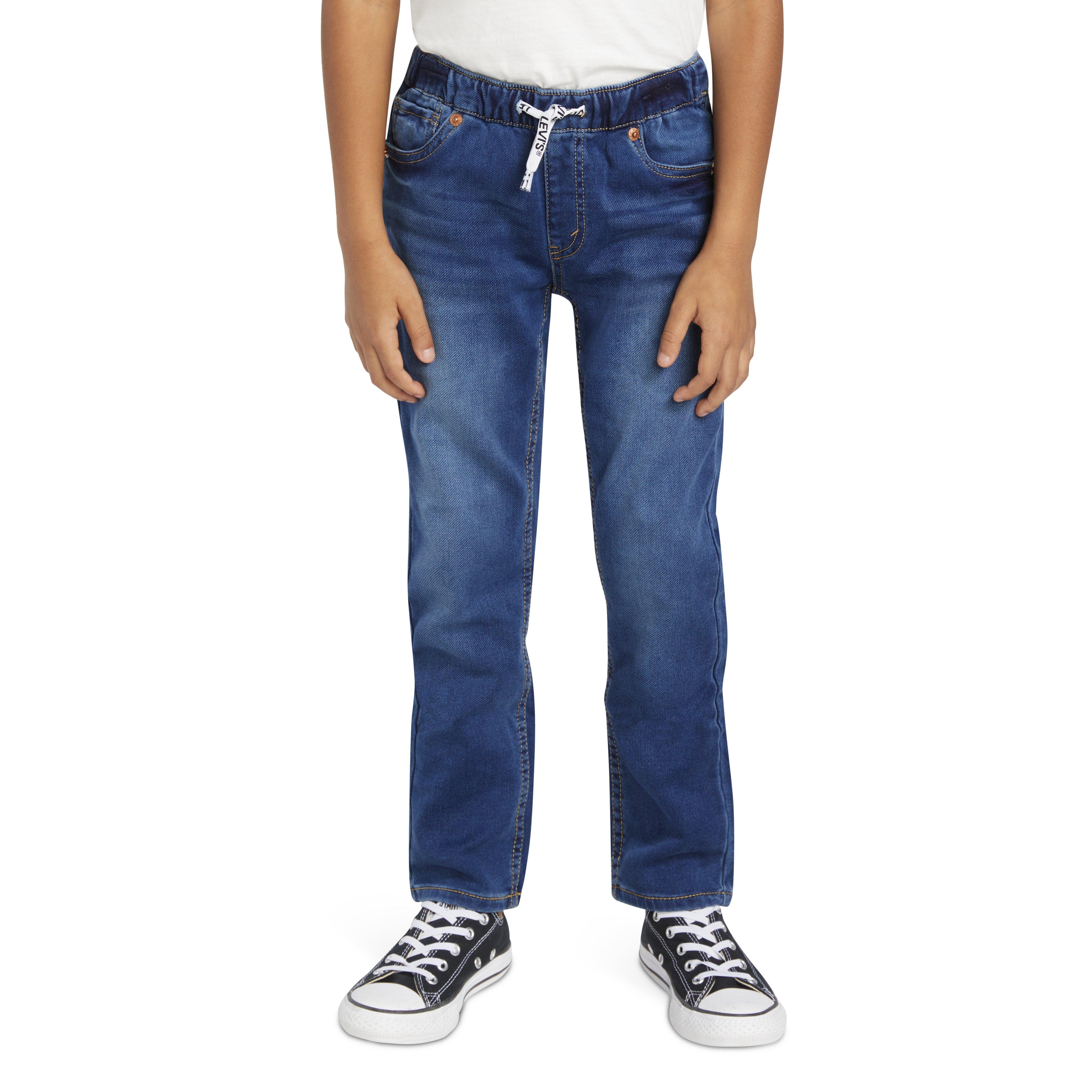 Levi's Little Boys' Skinny Fit Medium Blue Wash Pull On Jeans - MEDIUM BLUE Thumbnail View 1