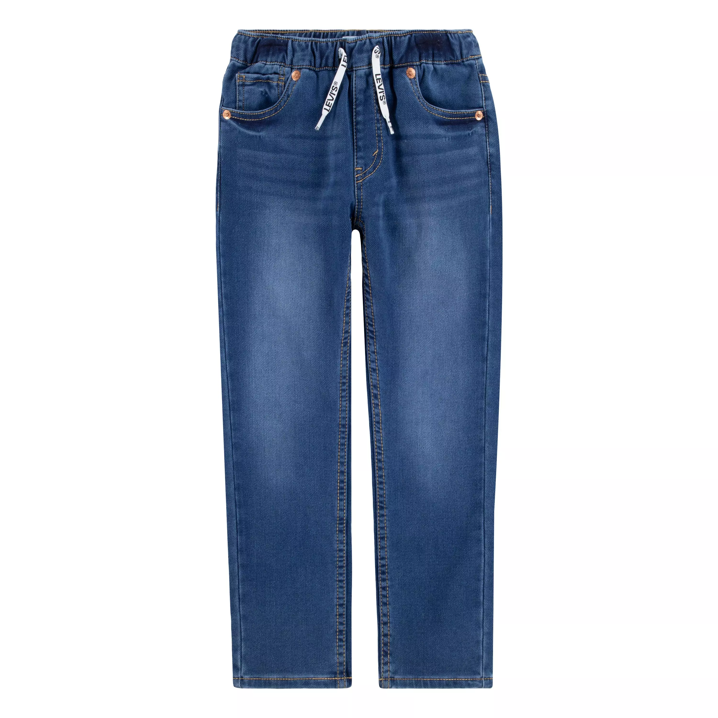 Levi's Little Boys' Skinny Fit Medium Blue Wash Pull On Jeans - MEDIUM BLUE