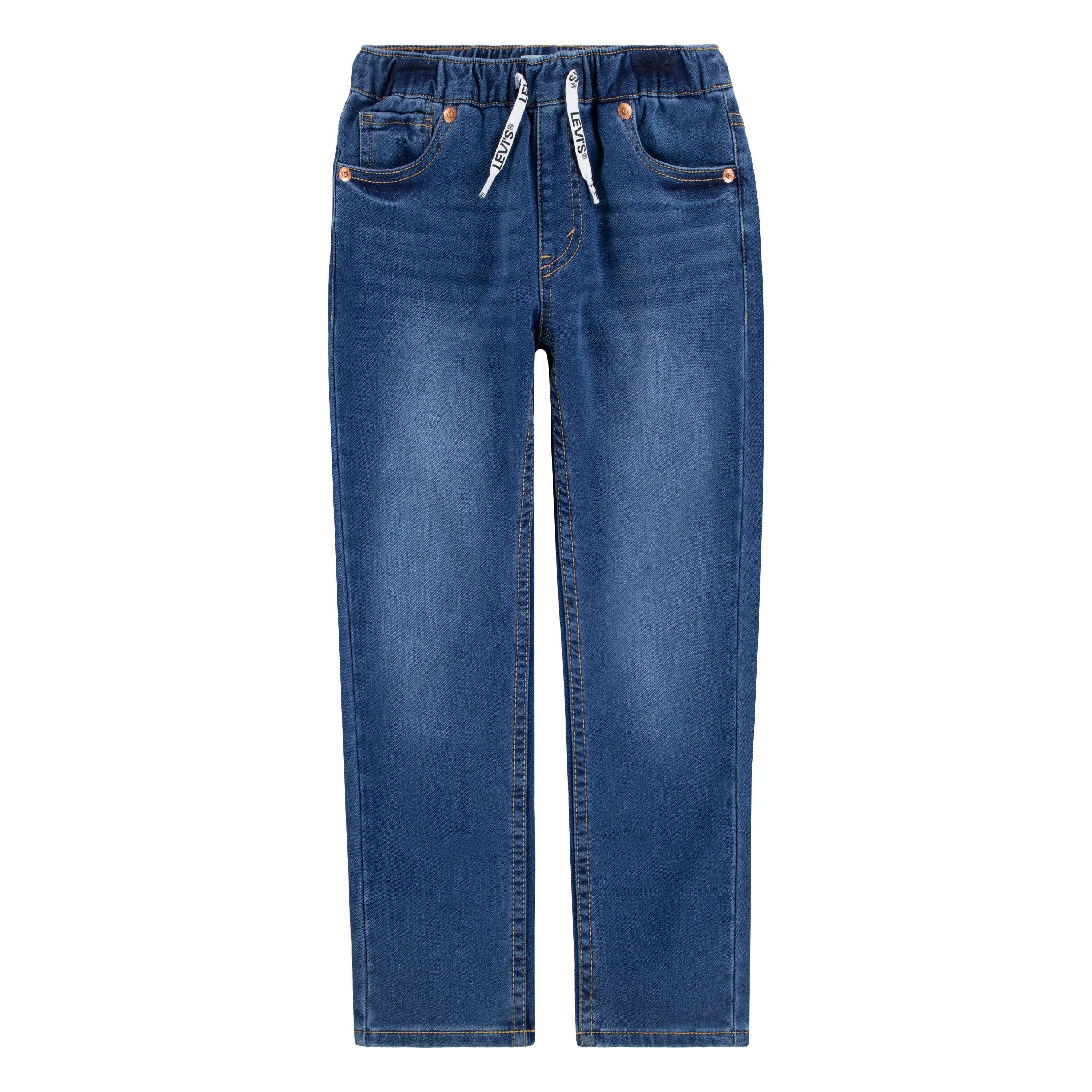 Levi's Little Boys' Skinny Fit Medium Wash Pull On Jeans - Blue - MEDIUM BLUE Thumbnail View 7