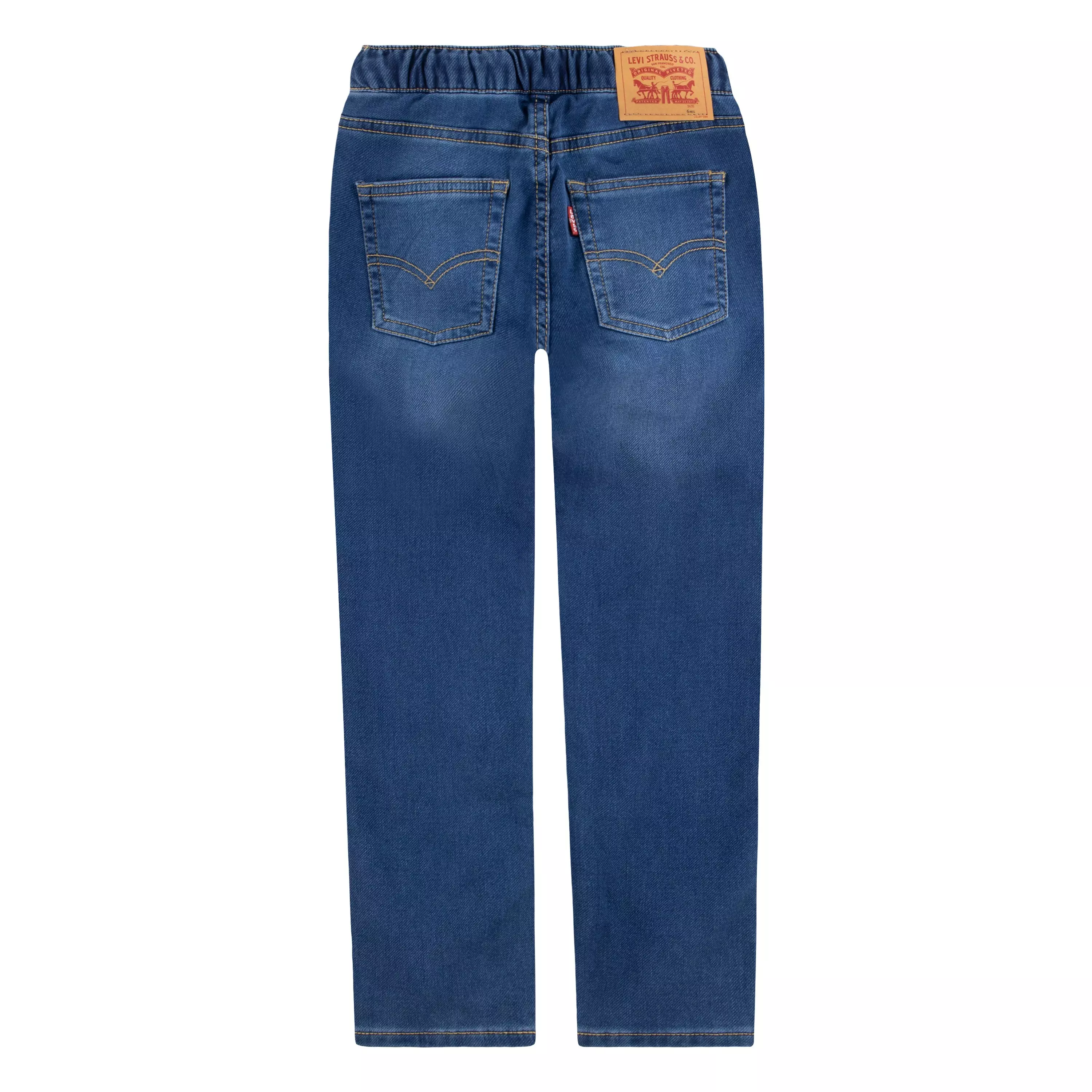 Levi's Little Boys' Skinny Fit Medium Blue Wash Pull On Jeans - MEDIUM BLUE