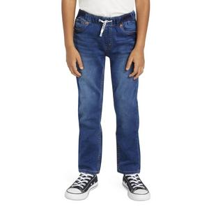 Levi's Little Boys' Skinny Fit Medium Blue Wash Pull On Jeans