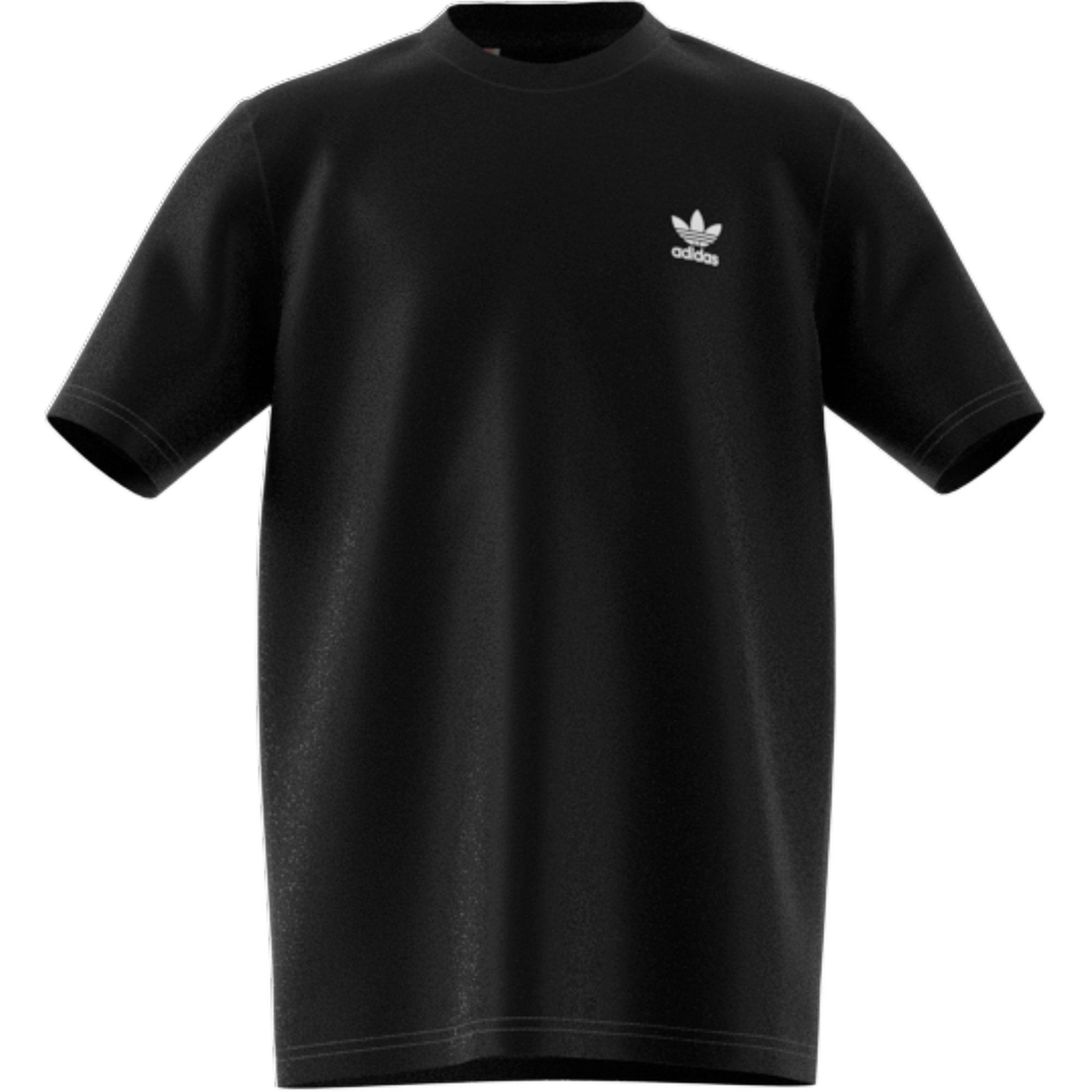 adidas Originals Kids' Unisex Black/White Tee - BLACK/WHITE Thumbnail View 1