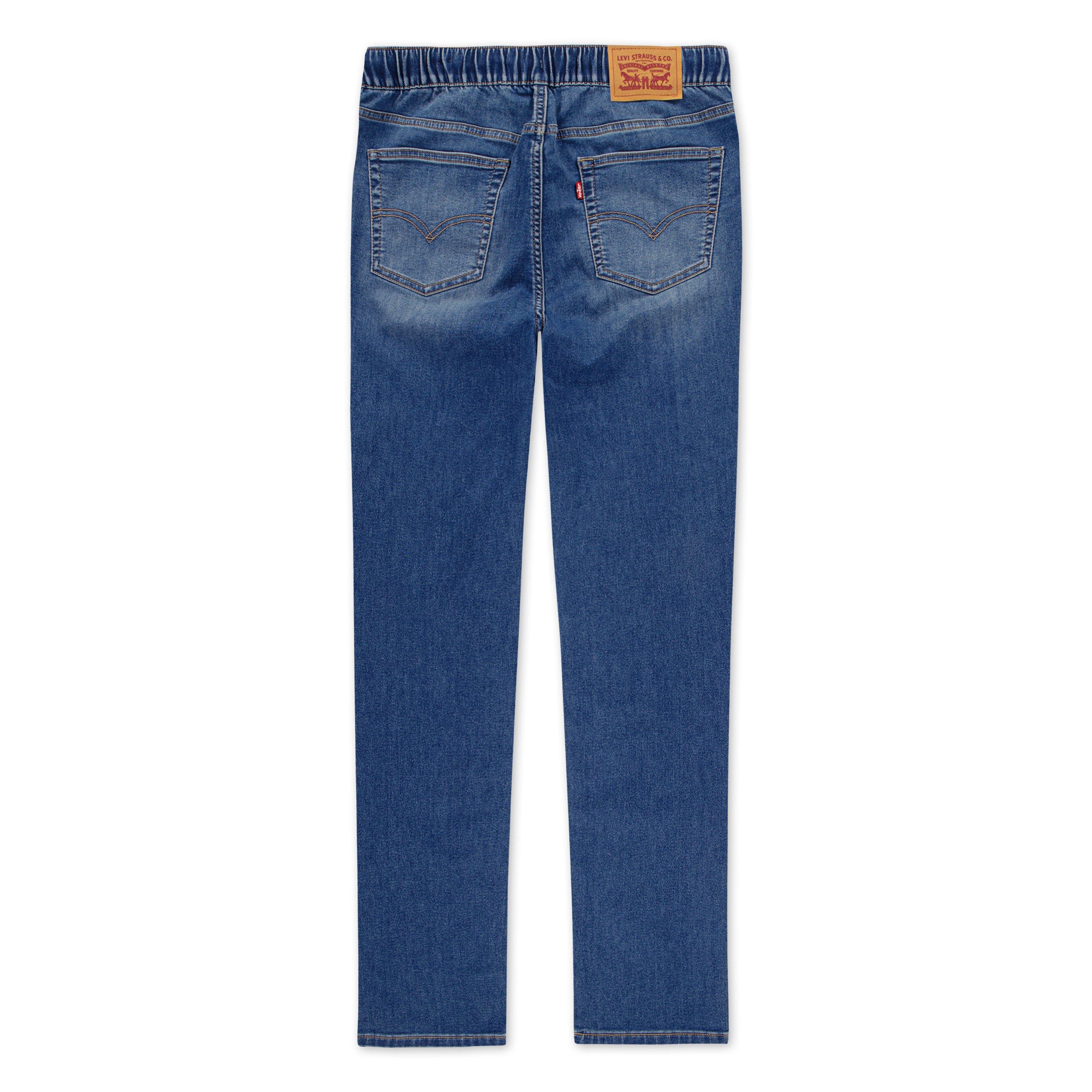 Levi's Big Boys' Skinny Fit Medium Blue Wash Pull On Jeans - MEDIUM BLUE Thumbnail View 11
