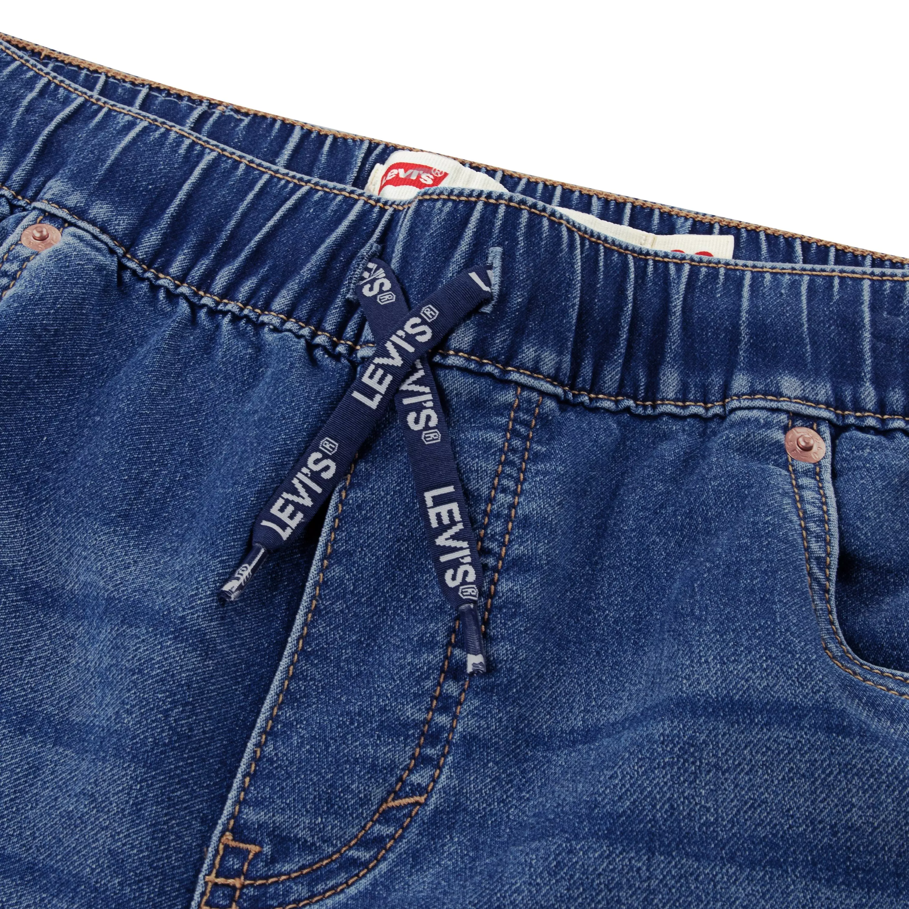 Levi's Big Boys' Skinny Fit Medium Blue Wash Pull On Jeans - MEDIUM BLUE