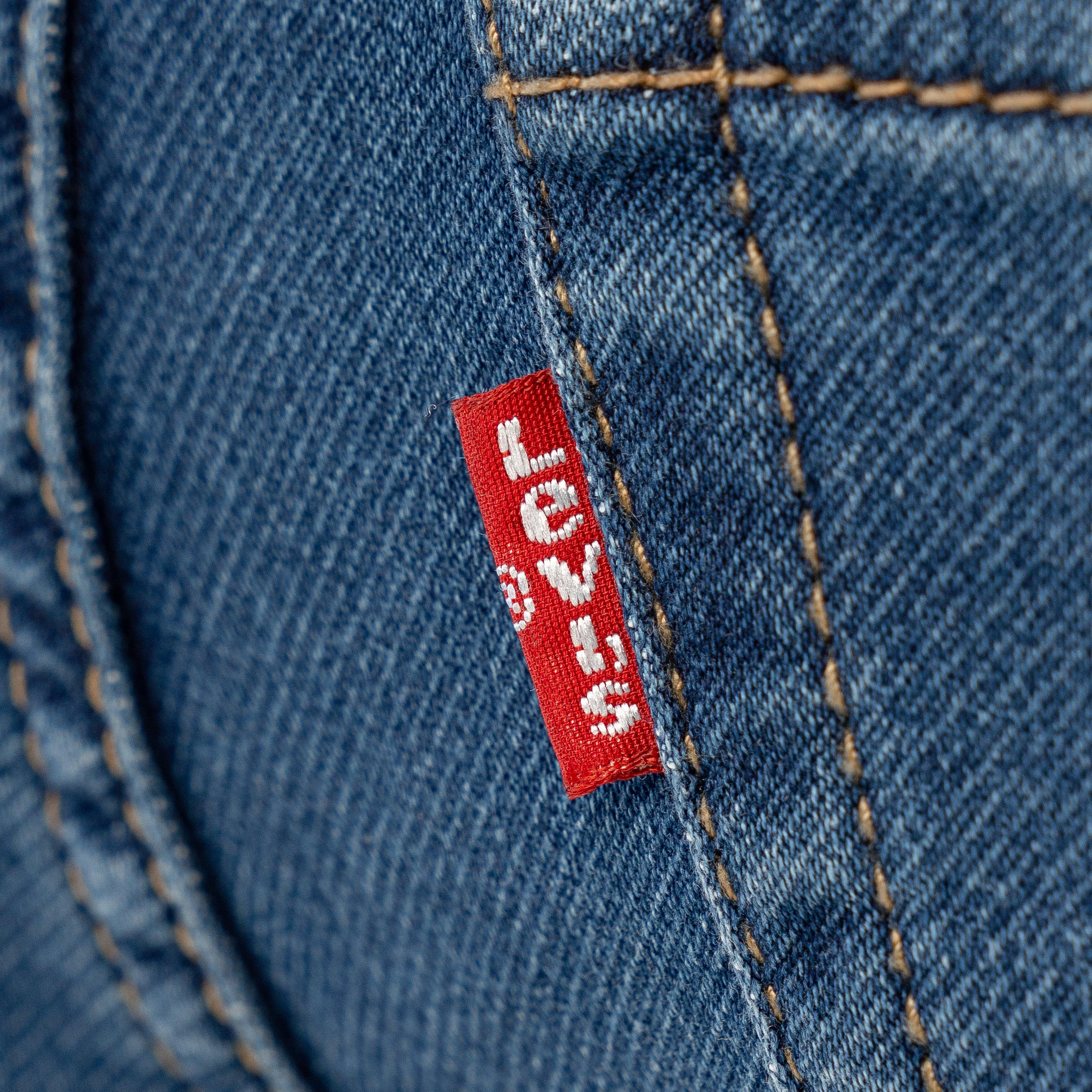 Levi's Big Boys' Skinny Fit Medium Blue Wash Pull On Jeans - MEDIUM BLUE Thumbnail View 9