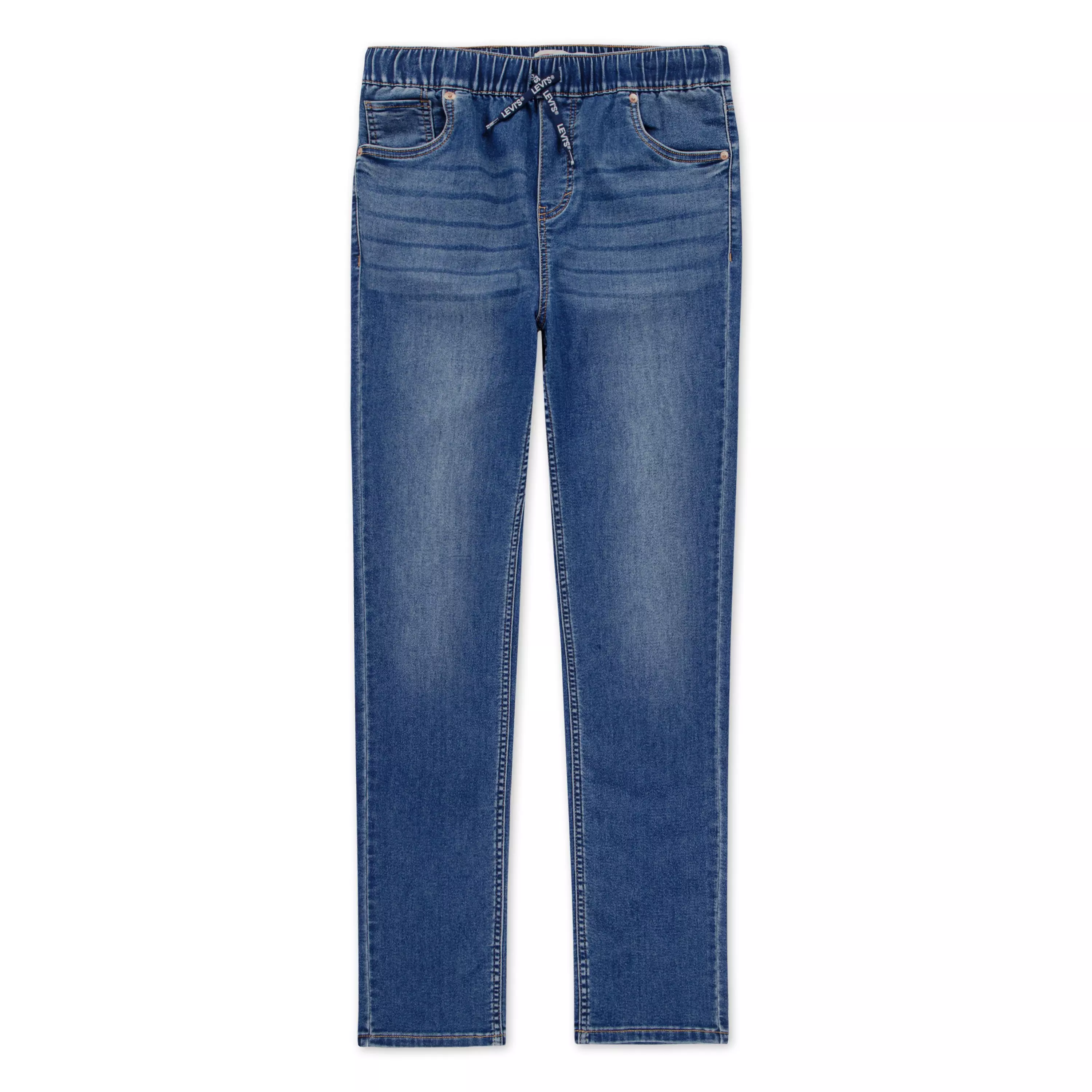 Levi's Big Boys' Skinny Fit Medium Blue Wash Pull On Jeans - MEDIUM BLUE