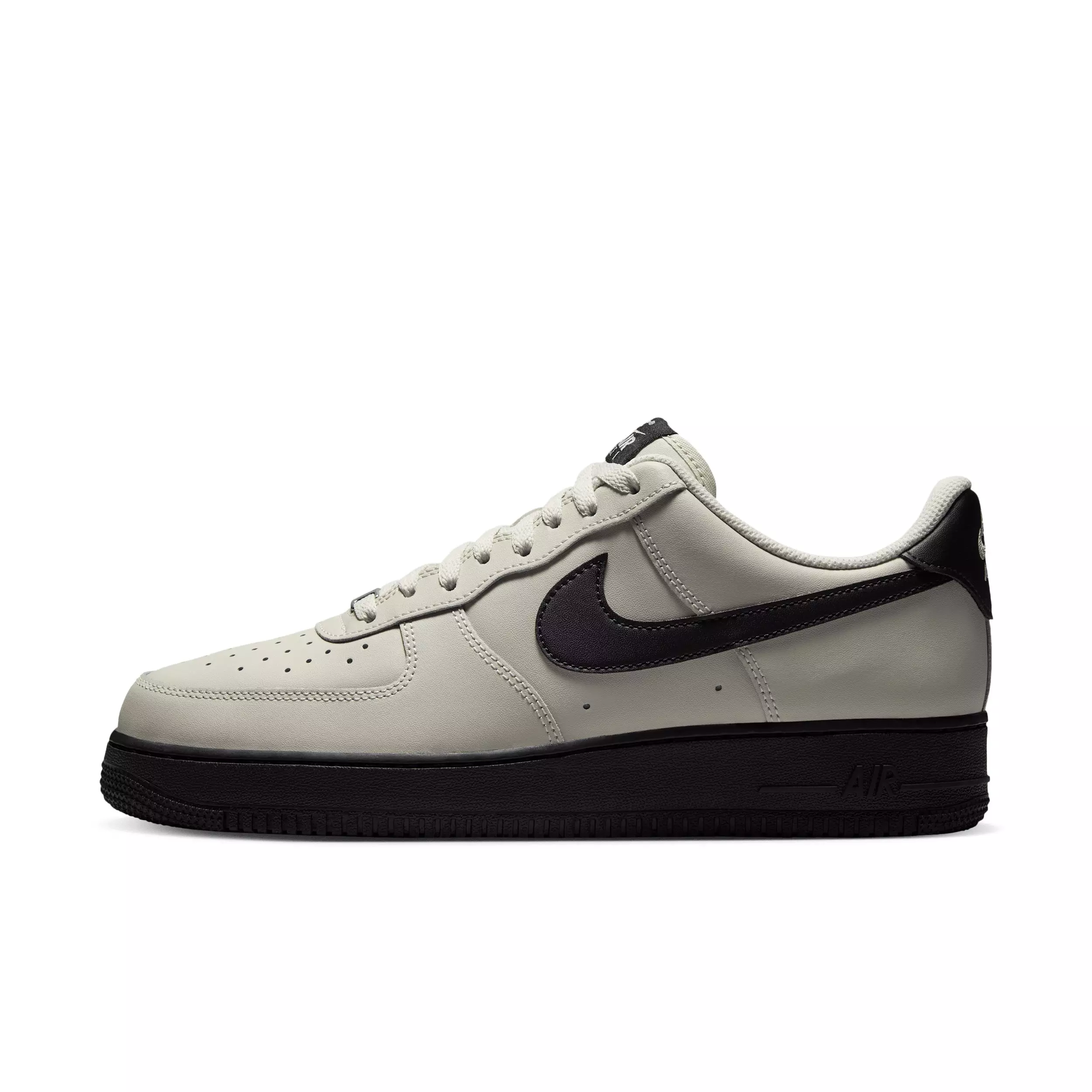 Nike Air Force 1 '07 "Light Bone/Black" Men's Shoe - LT BONE/BLACK