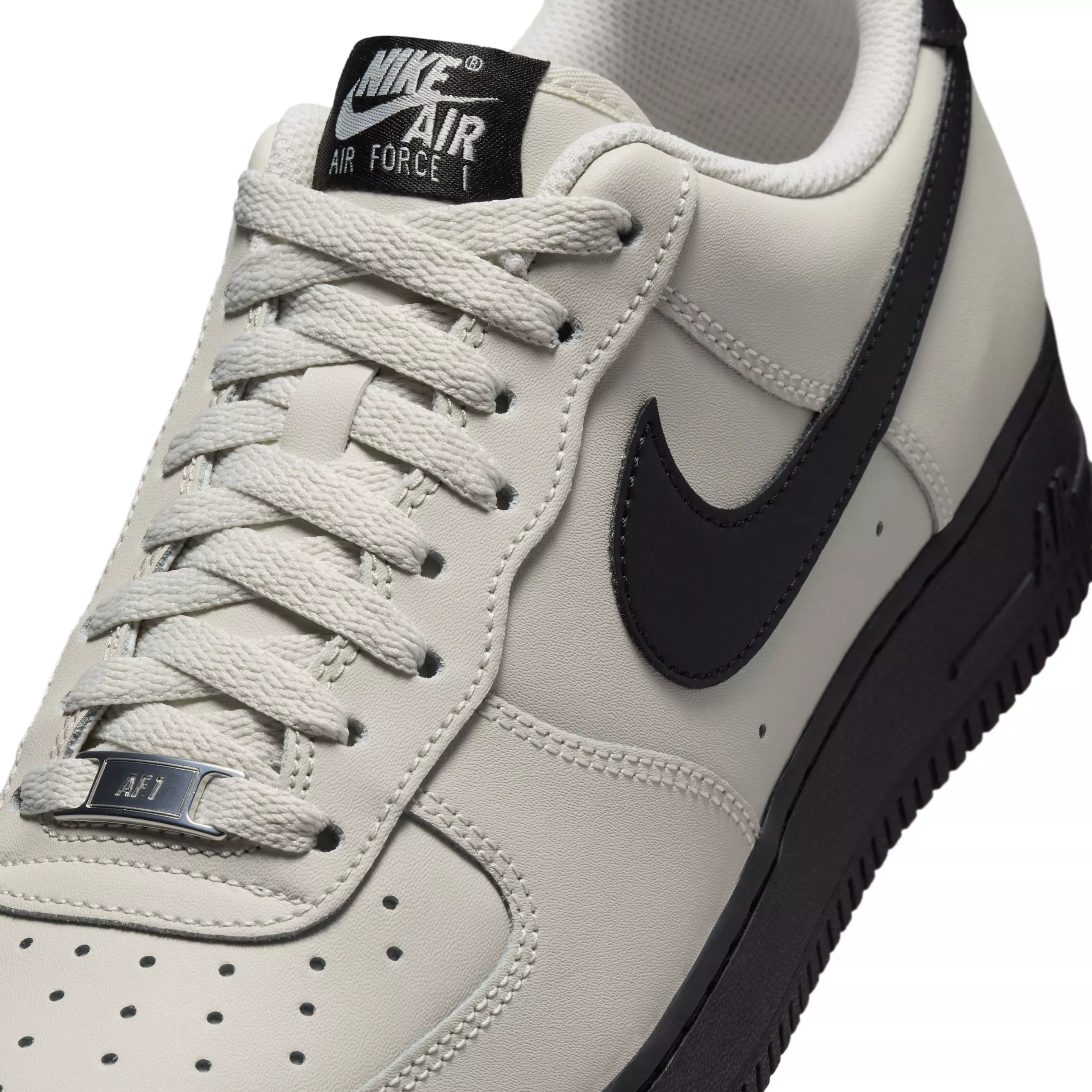 Nike Air Force 1 '07 "Light Bone/Black" Men's Shoe - LT BONE/BLACK