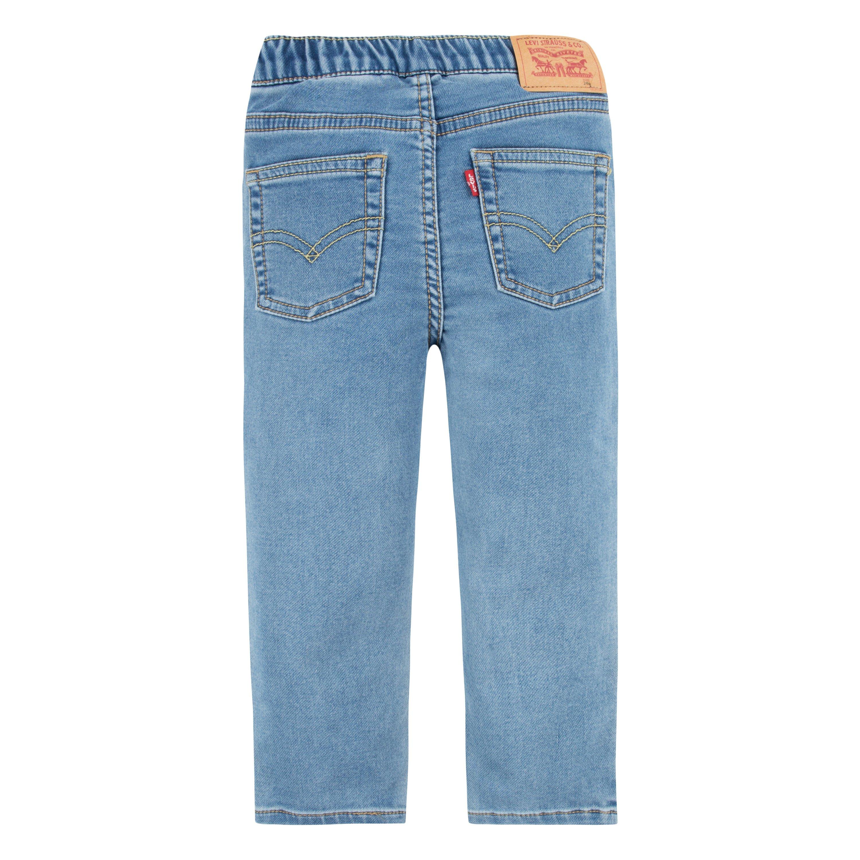Levi's Infant Boys' Skinny Fit Wash Pull On Jeans - Light Blue - LIGHT BLUE Thumbnail View 2
