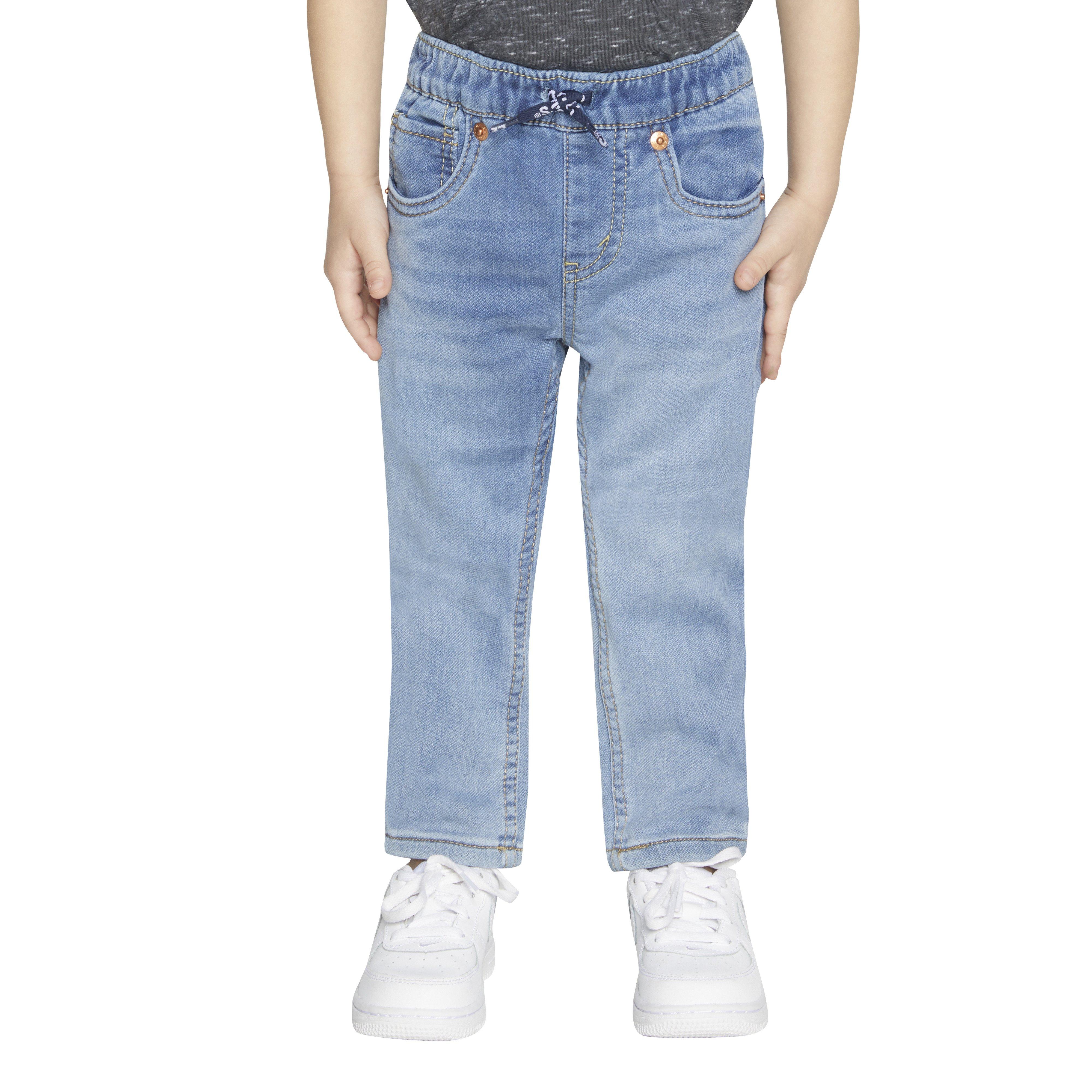 Levi's Toddler Boys' Skinny Fit Light Blue Wash Pull On Jeans - LIGHT BLUE Thumbnail View 1