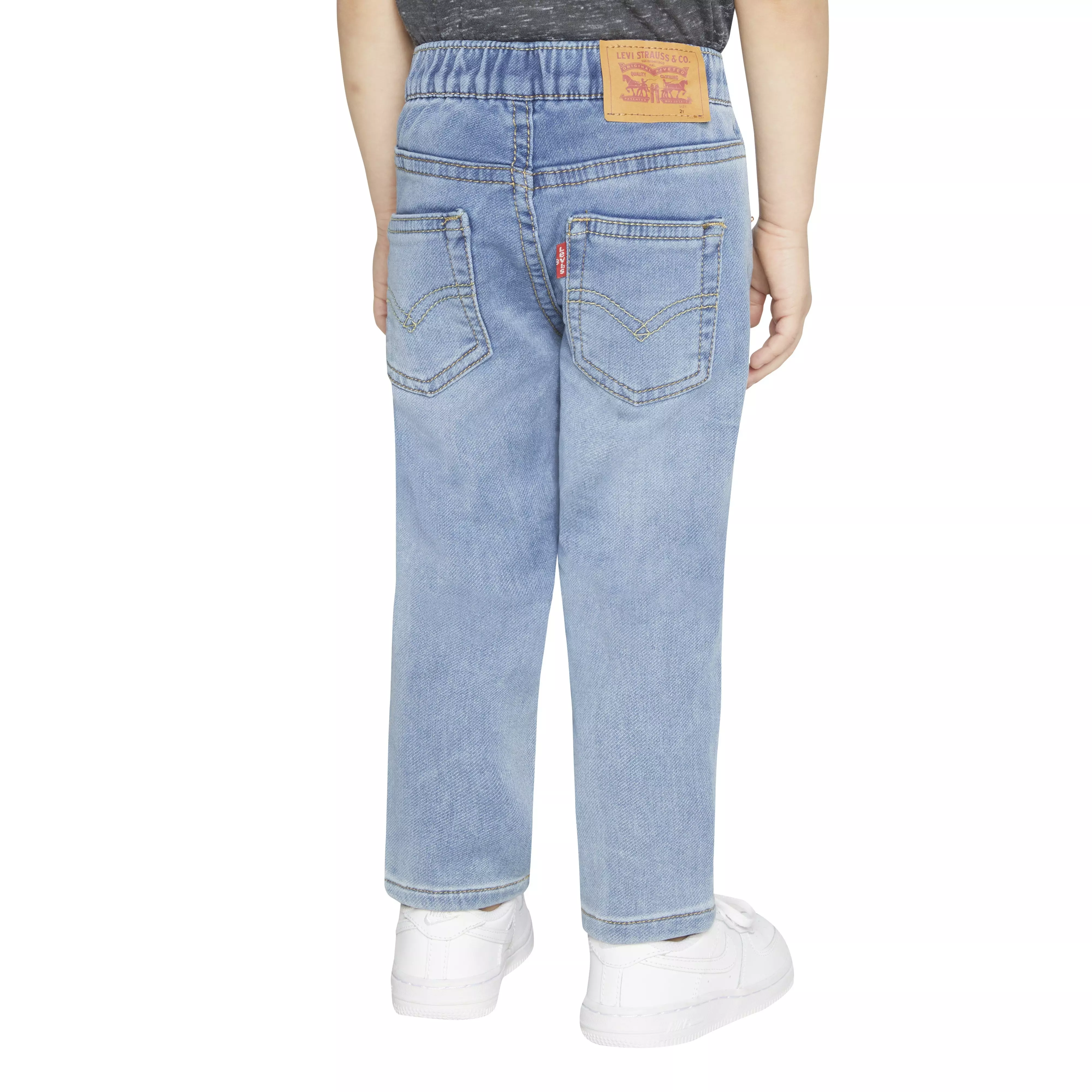 Levi's Toddler Boys' Skinny Fit Light Blue Wash Pull On Jeans - LIGHT BLUE