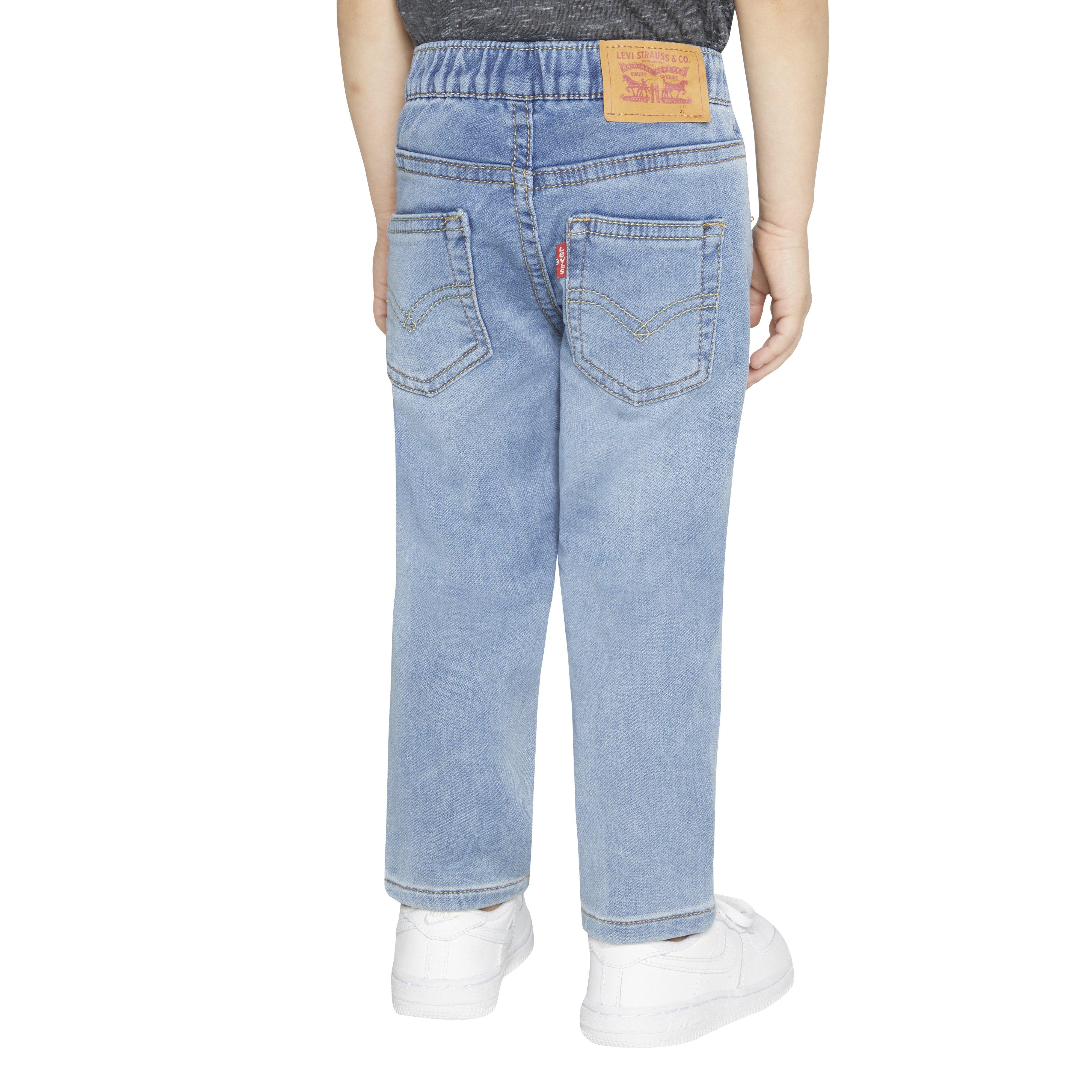 Levi's Toddler Boys' Skinny Fit Wash Pull On Jeans - Light Blue - LIGHT BLUE Thumbnail View 2