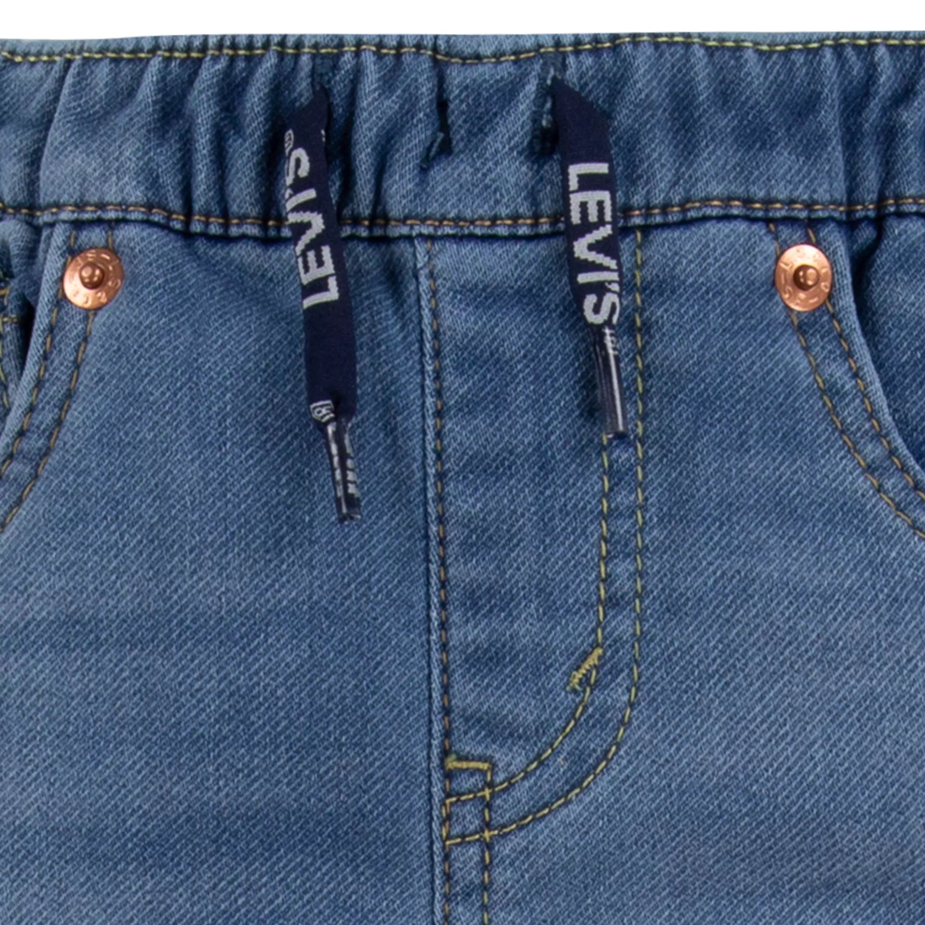 Levi's Toddler Boys' Skinny Fit Light Blue Wash Pull On Jeans - LIGHT BLUE