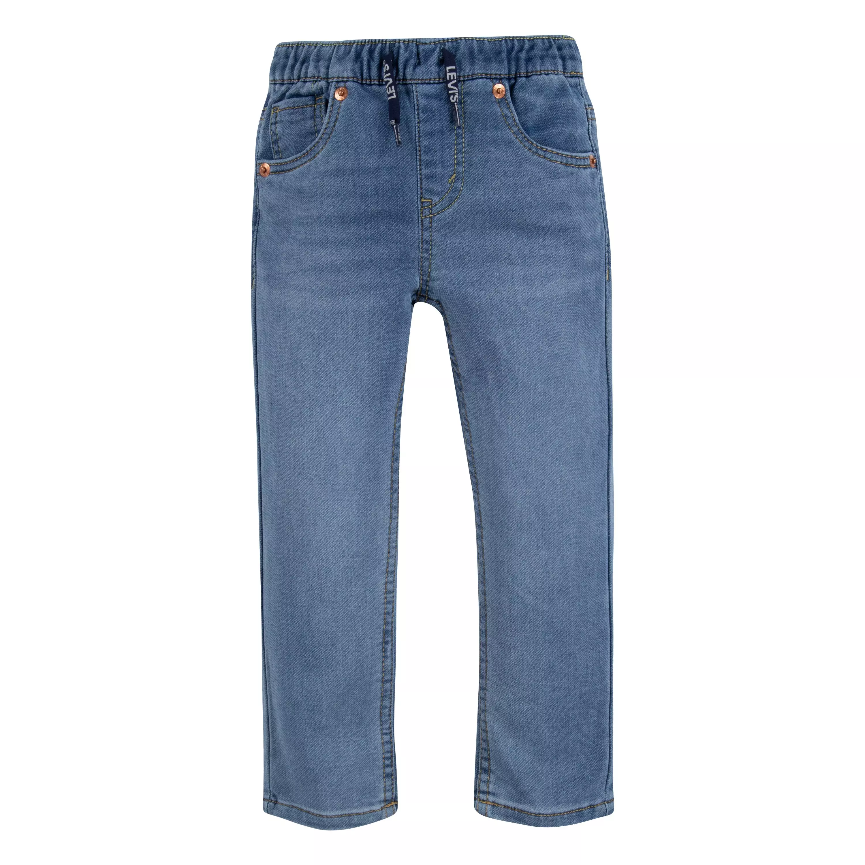 Levi's Toddler Boys' Skinny Fit Light Blue Wash Pull On Jeans - LIGHT BLUE